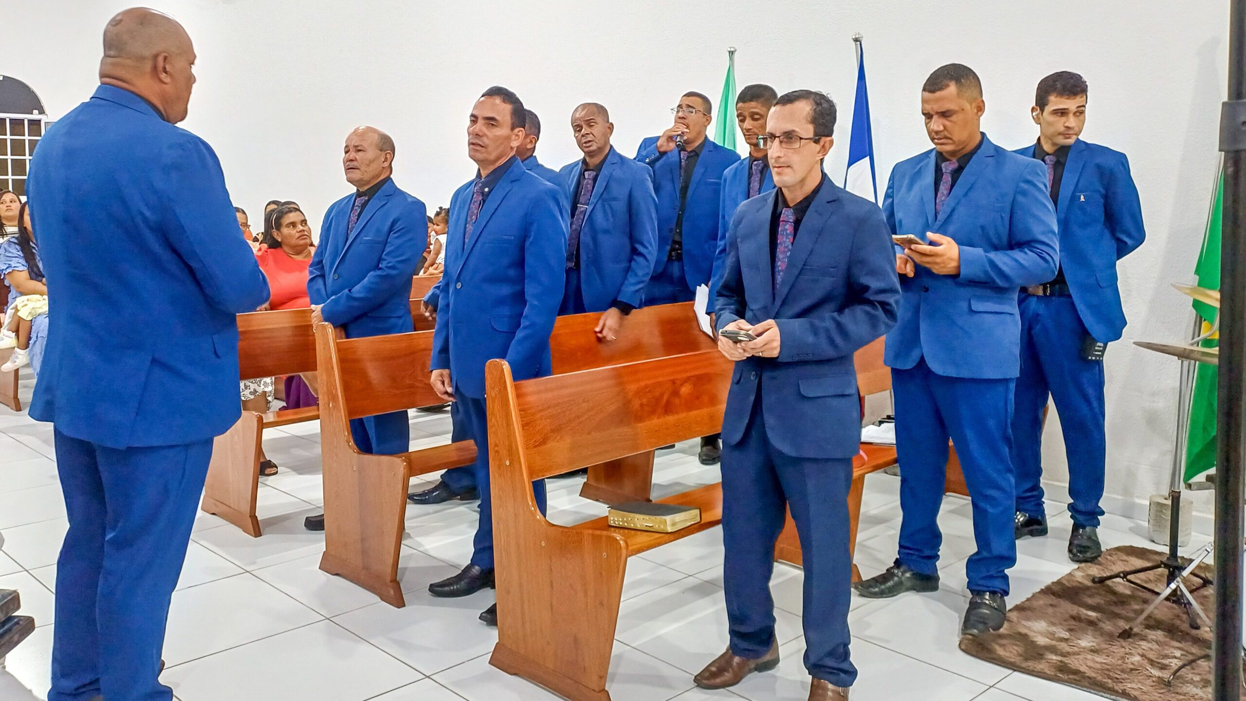 Terceiro aniversário do departamento de senhores Gideões de Cristo acontece no Imburí – Imagem: Eduarda dos Santos/ADCOM