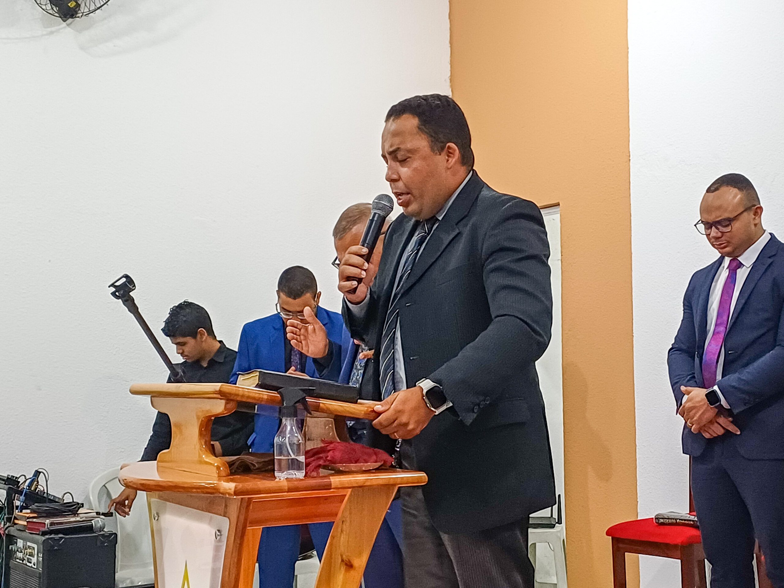 Terceiro aniversário do departamento de senhores Gideões de Cristo acontece no Imburí – Imagem: Eduarda dos Santos/ADCOM