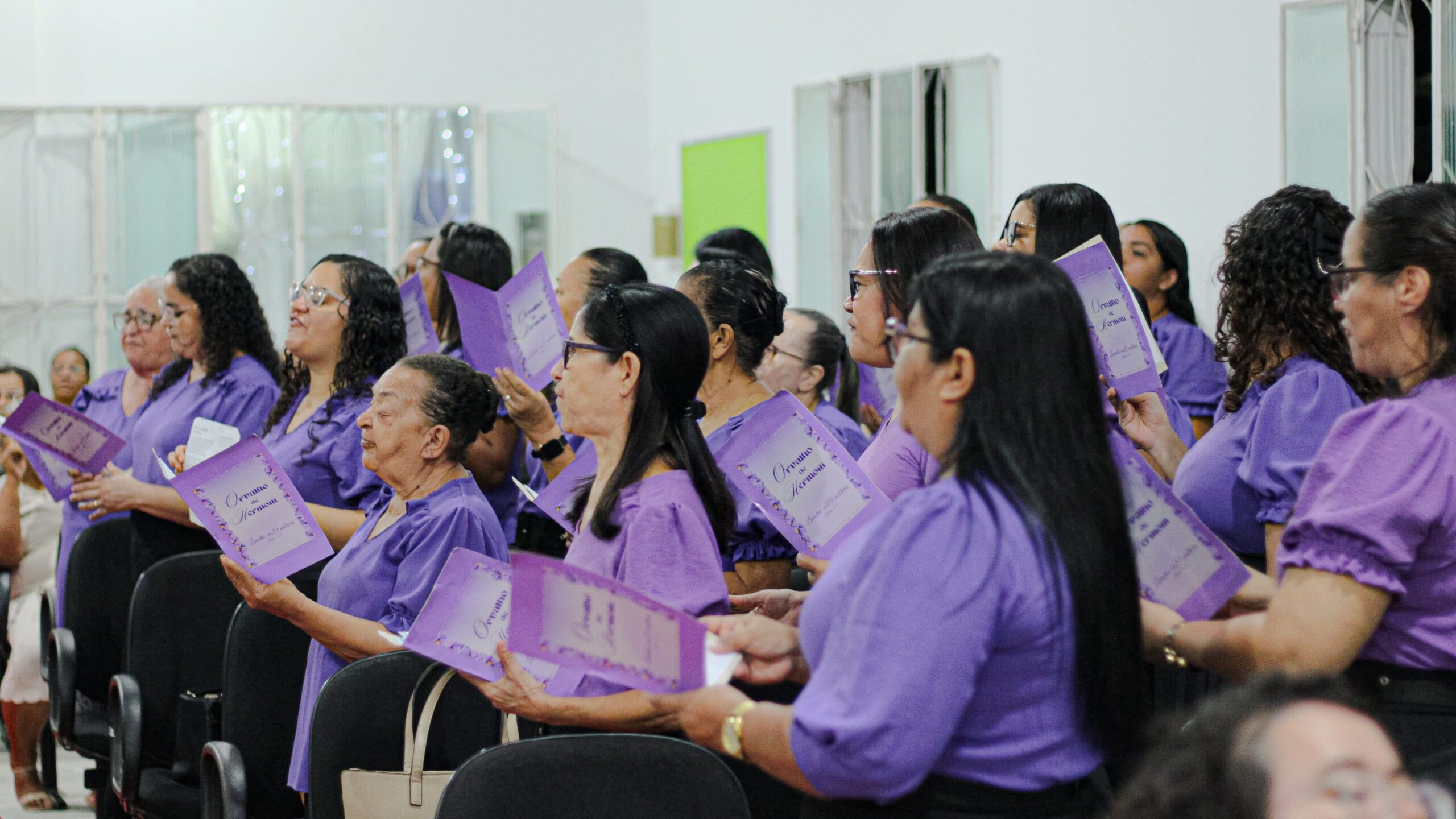 18 anos do departamento de senhoras, círculo de oração, consagração e visitadoras da congregação Manguaba - Imagem: Adimael Siqueira/ADCOM