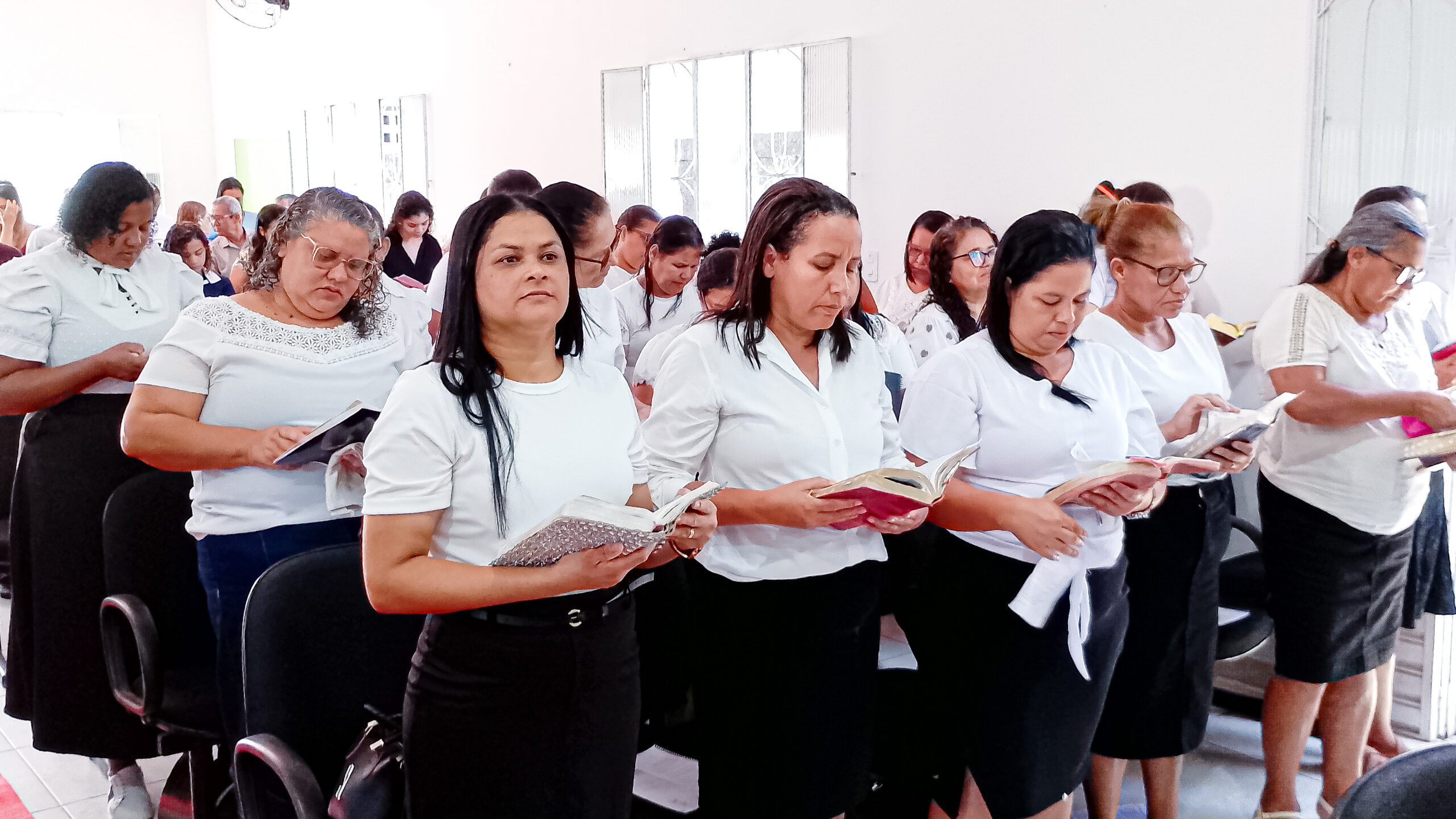 18 anos do departamento de senhoras, círculo de oração, consagração e visitadoras da congregação Manguaba - Imagem: Marcos Vicente/ADCOM