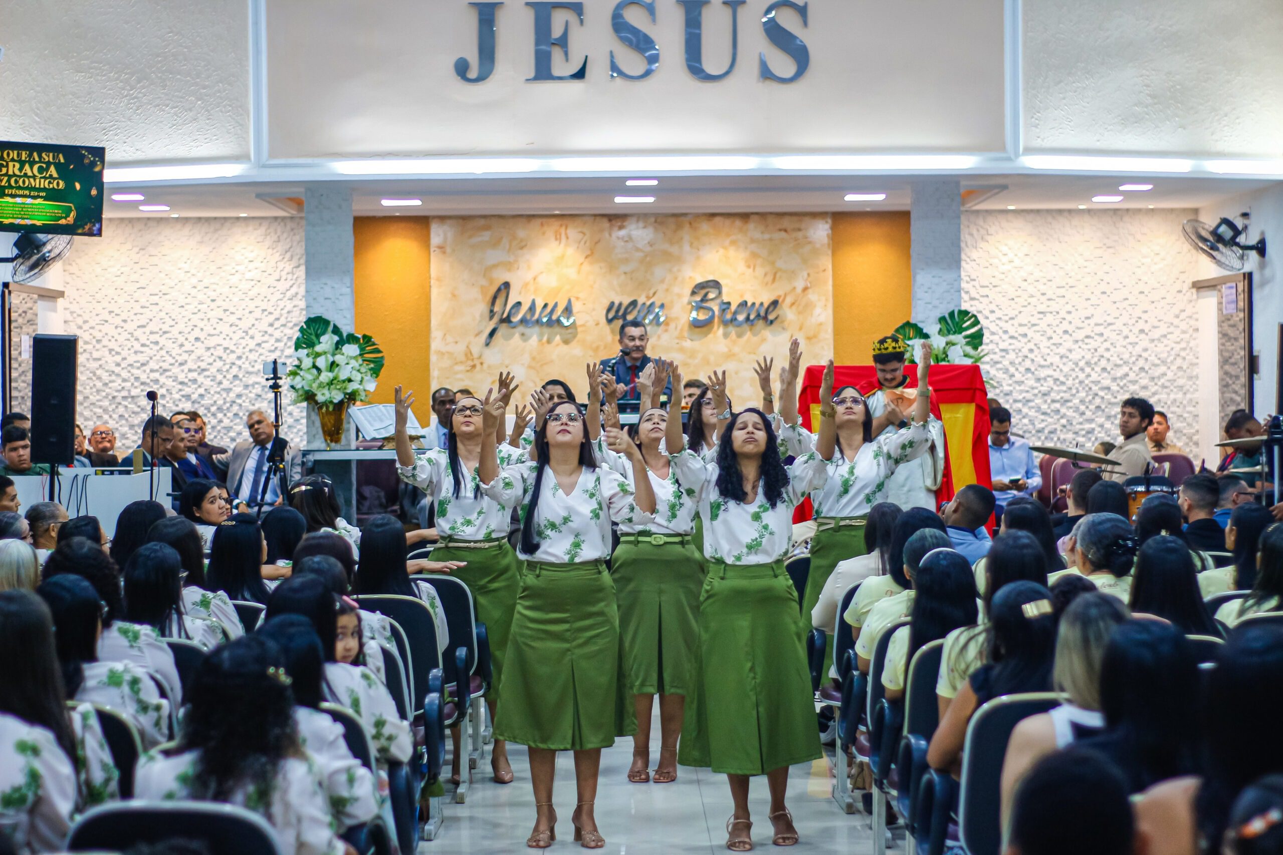 Templo sede celebra 47 anos do departamento de senhoras e grupos associados - Imagem: Anderson Siqueira/ADCOM