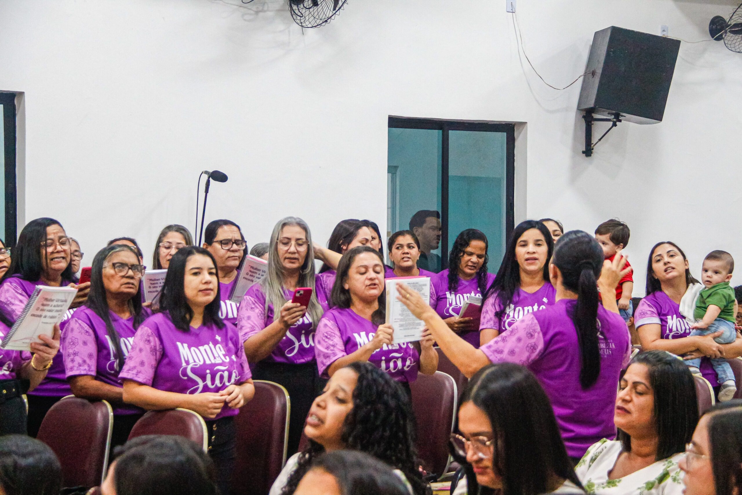 Templo sede celebra 47 anos do departamento de senhoras e grupos associados - Imagem: Anderson Siqueira/ADCOM
