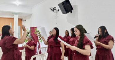 Congregação Mangabeira celebra 11 anos do departamento de senhoras, consagração e círculo de oração - Imagem: Iasmin/ADCOM