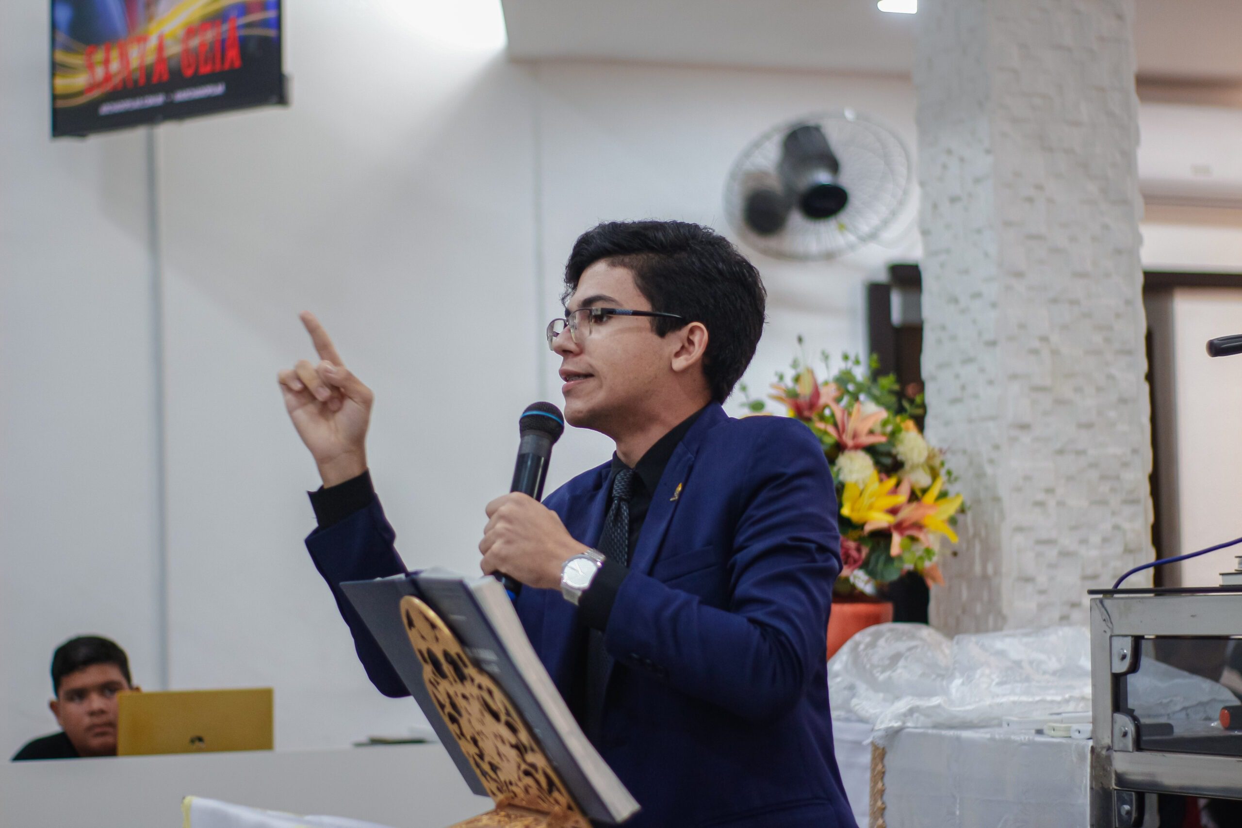 Santa Ceia: pregação enfatiza a esperança cristã e a volta de Cristo - Imagem: Anderson Siqueira/ADCOM