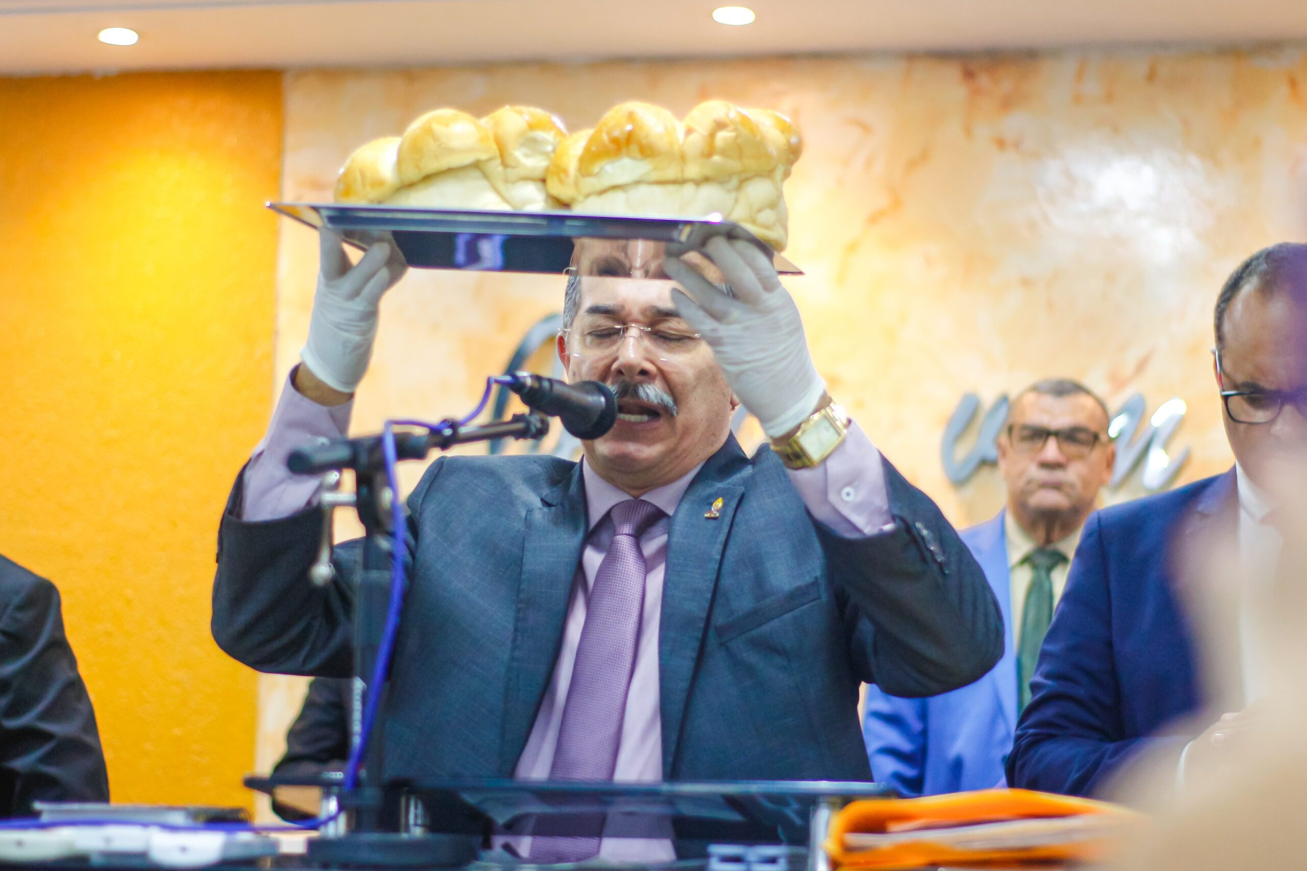 Culto de Santa Ceia destaca a mensagem da cruz e o sacrifício vicário de Cristo - Imagem: Anderson Siqueira/ADCOM