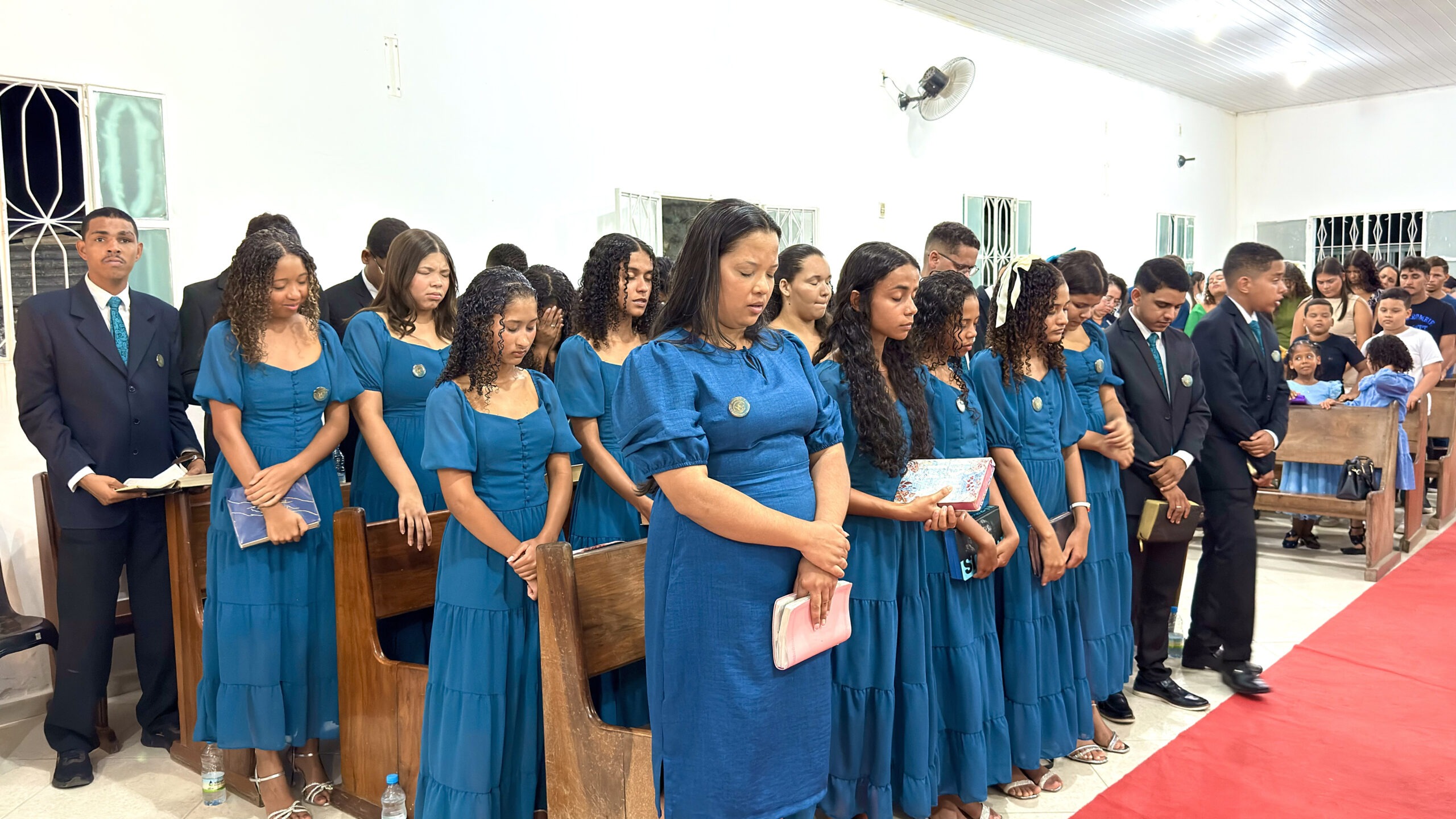 Congregação Santa Luzia realiza o 23º aniversário do departamento de jovens Vivendo com Cristo - (magem: Brenda Sales/ADCOM