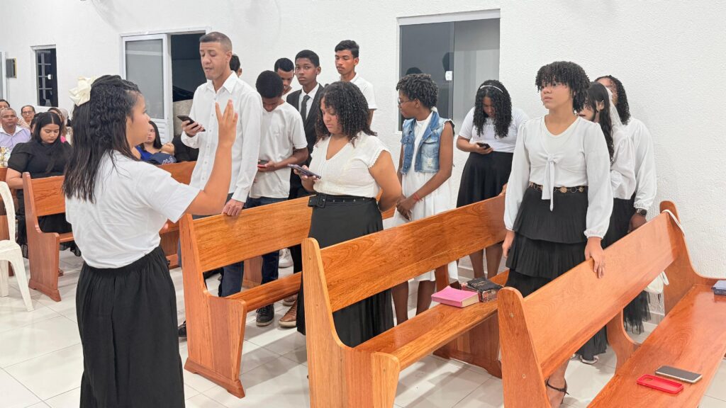 Departamento Adonai celebra 11 anos e registra duas conversões a Cristo - Imagem: Laura/ADCOM