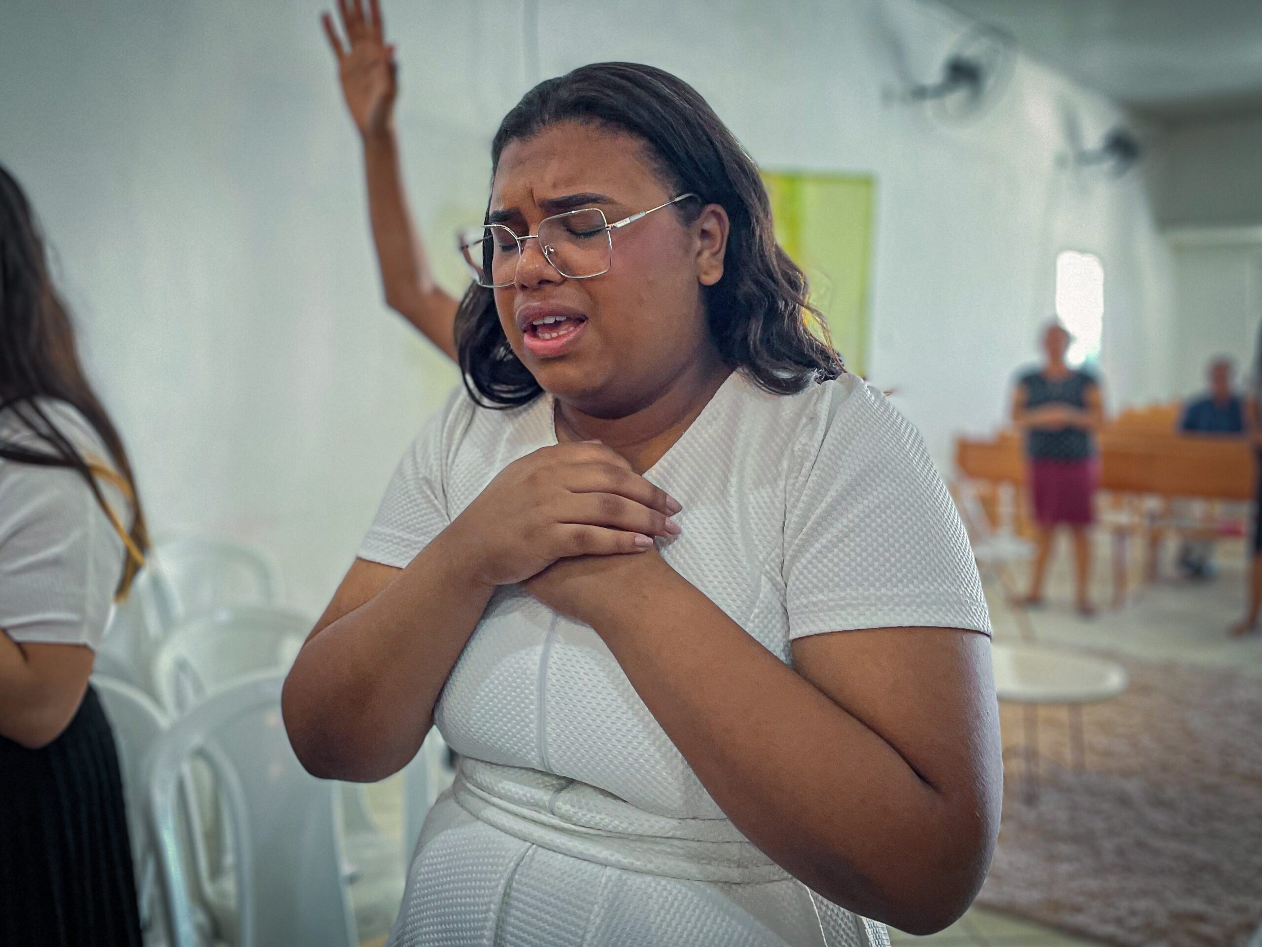 Departamento Vozes de Arcanjos celebra 24 anos com cultos de adoração e salvação de vidas – Imagem: Naely Vitória/ADCOM Departamento Vozes de Arcanjos celebra 24 anos com cultos de adoração e salvação de vidas – Imagem: Naely Vitória/ADCOM