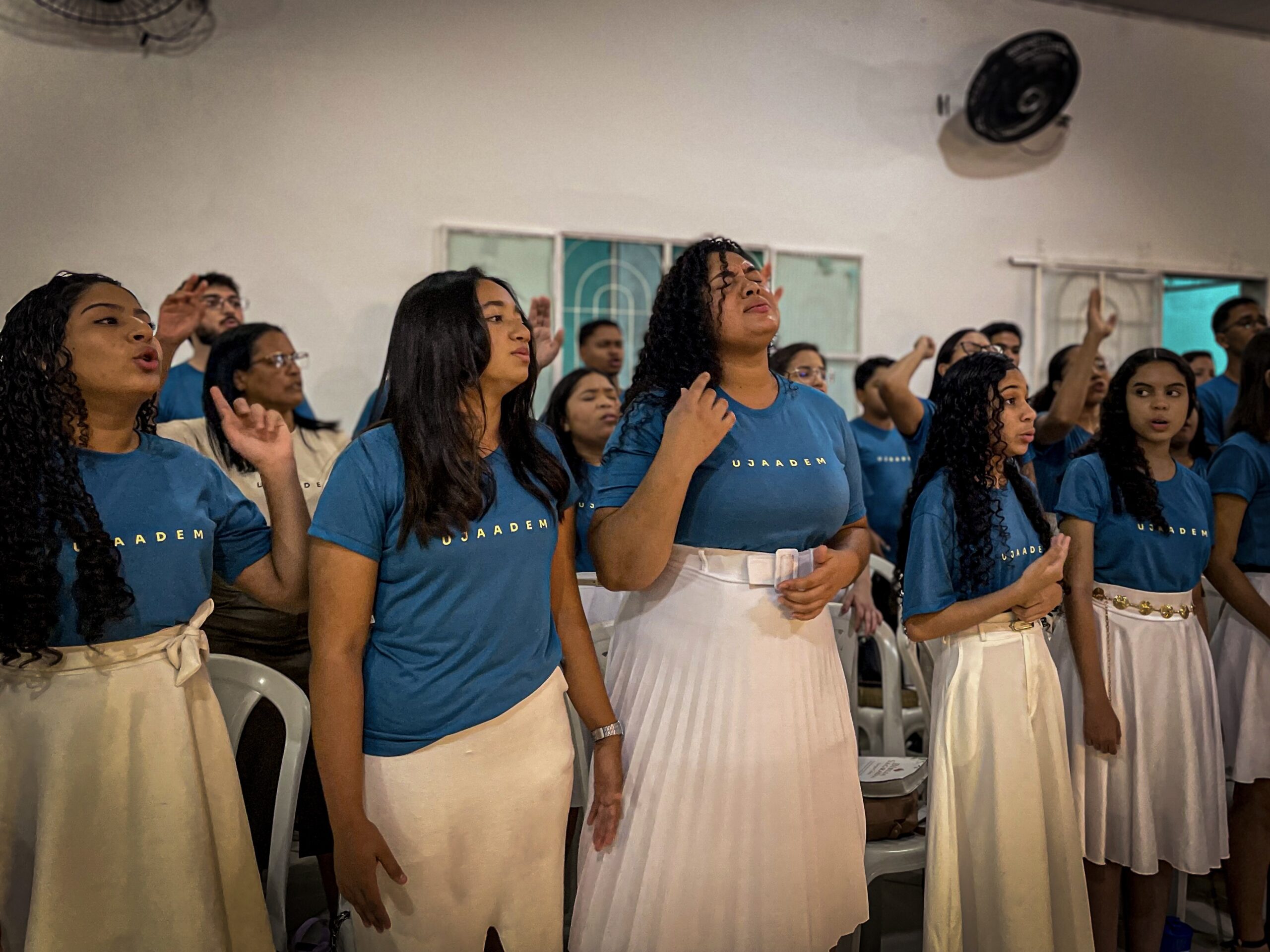 Departamento Vozes de Arcanjos celebra 24 anos com cultos de adoração e salvação de vidas – Imagem: Flávia Lopes/ADCOM Departamento Vozes de Arcanjos celebra 24 anos com cultos de adoração e salvação de vidas – Imagem: Flávia Lopes/ADCOM