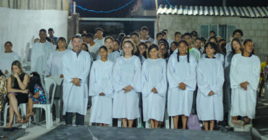 Assembleia de Deus em Chã do Pilar realiza batismo, Santa Ceia e ordenação de diáconos – Imagem: Nataniely Nogueira/ADCOM