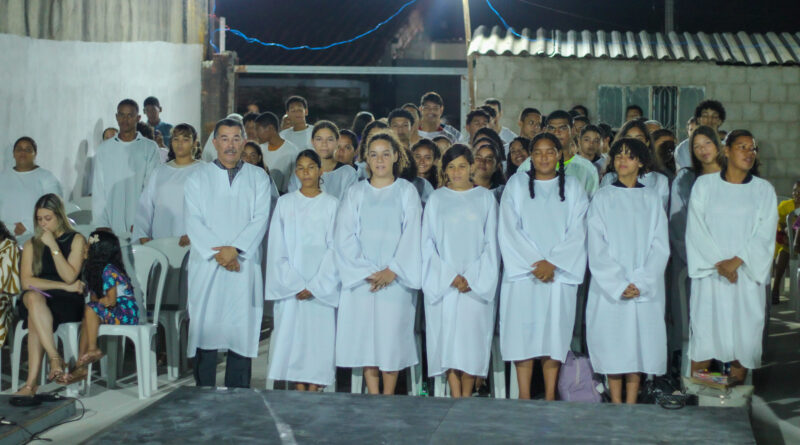 Assembleia de Deus em Chã do Pilar realiza batismo, Santa Ceia e ordenação de diáconos – Imagem: Nataniely Nogueira/ADCOM