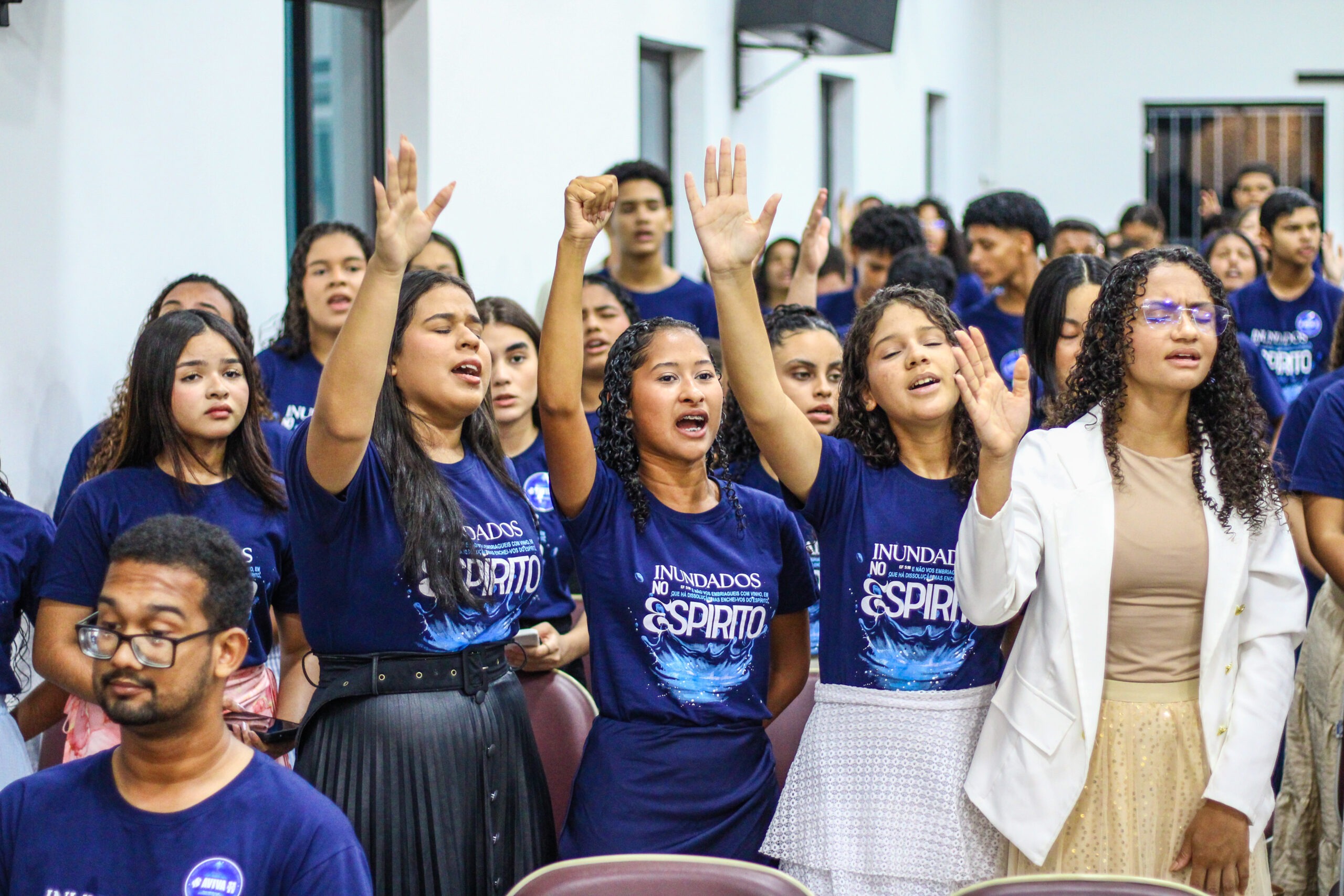 Juventude da AD Chã do Pilar é impactada durante o 5º Retiro Jovem da UMADECP - Imagem: ADCOM