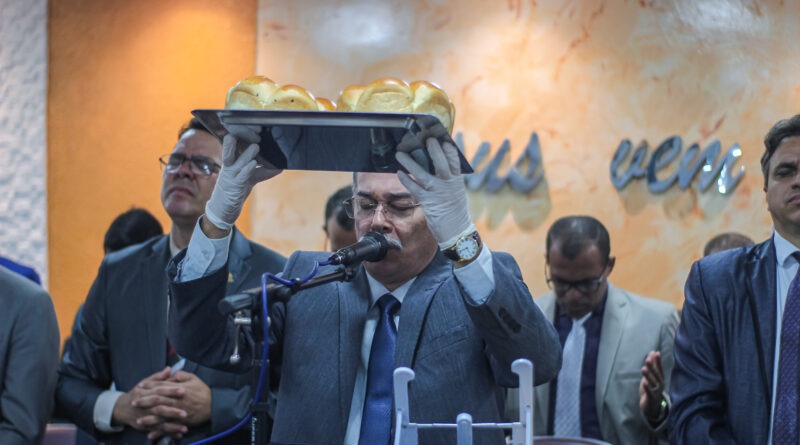 Culto de Santa Ceia na AD Chã do Pilar enfatiza a oração e a vigilância espiritual - Imagem: Anderson Siqueira/ADCOM