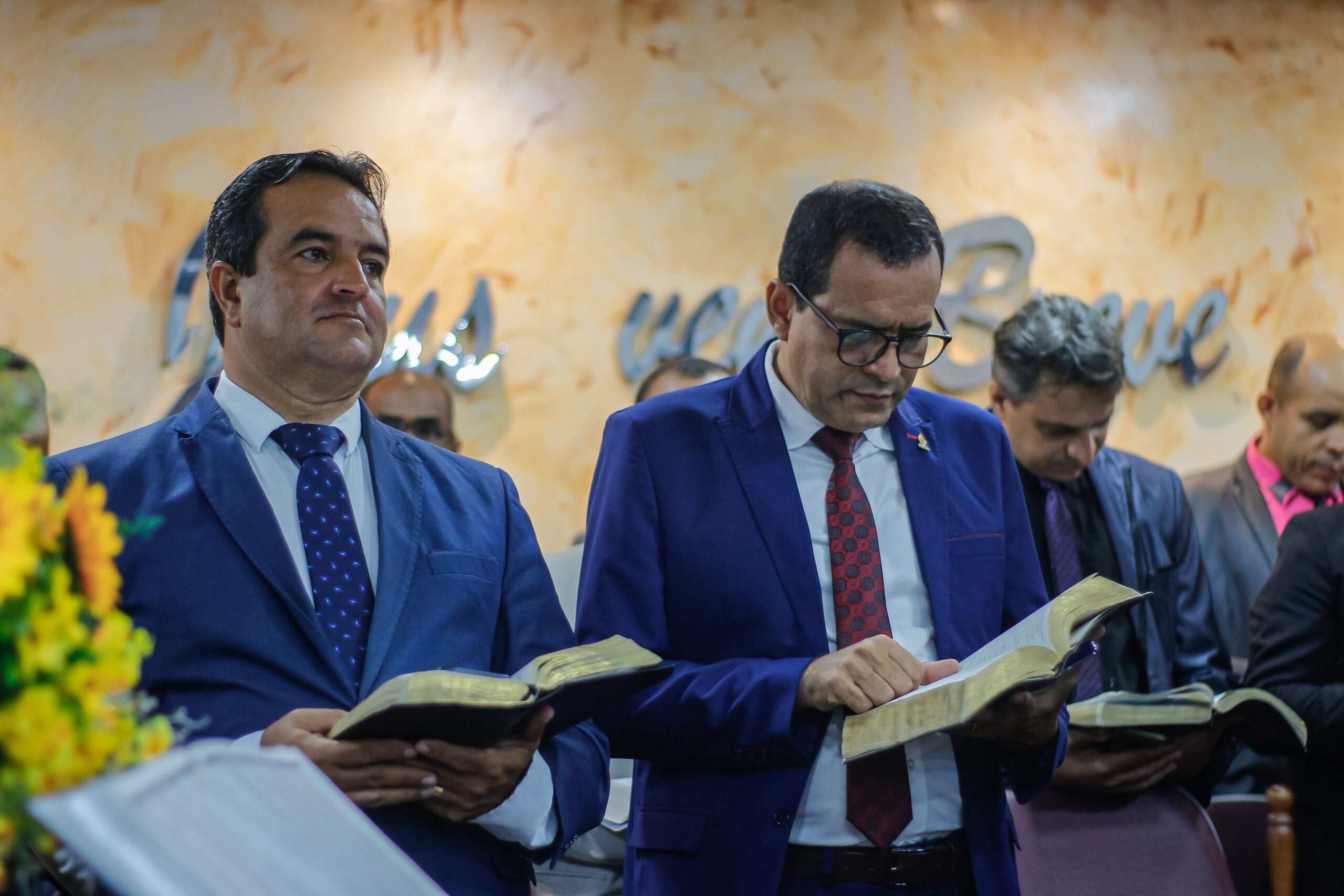 Pastor-presidente participa de culto de gratidão pelos 56 anos do pastor Cláudio Lemos - Imagem: Anderson Siqueira/ADCOM