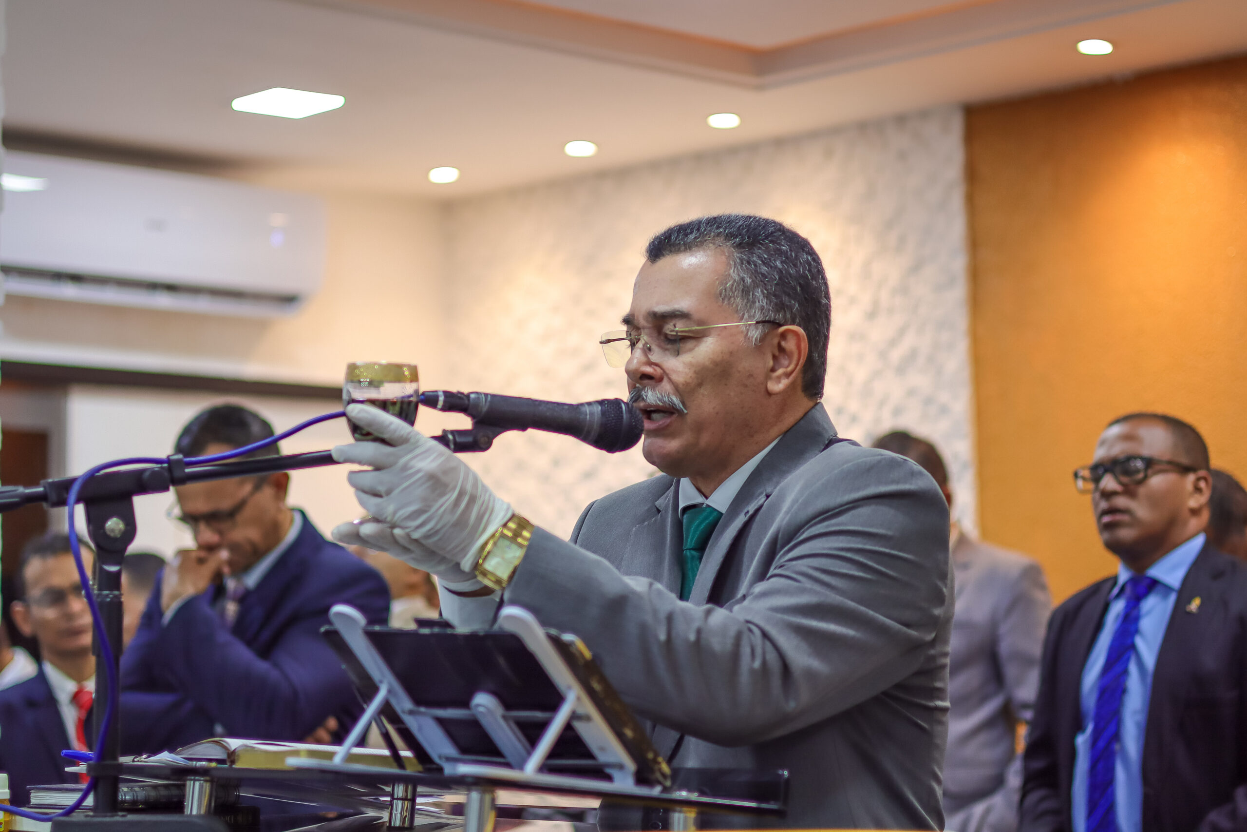 Culto de Santa Ceia na AD Chã do Pilar destaca vigilância espiritual e santidade - Imagem: Ryan Cordeiro/ADCOM