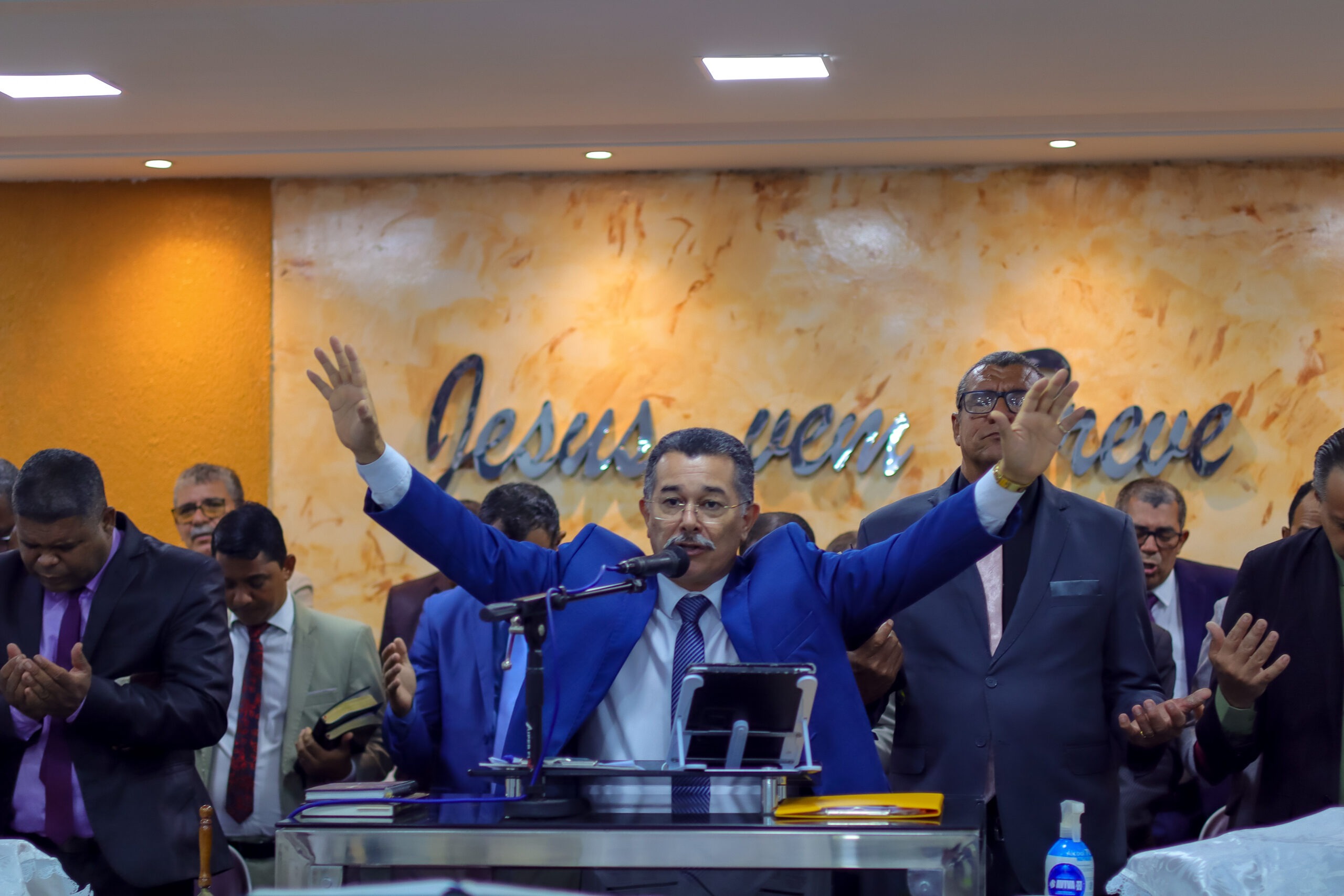 Culto de Santa Ceia na AD Chã do Pilar destaca a importância da fé na vida cristã - Imagem: Anderson Siqueira/ADCOM