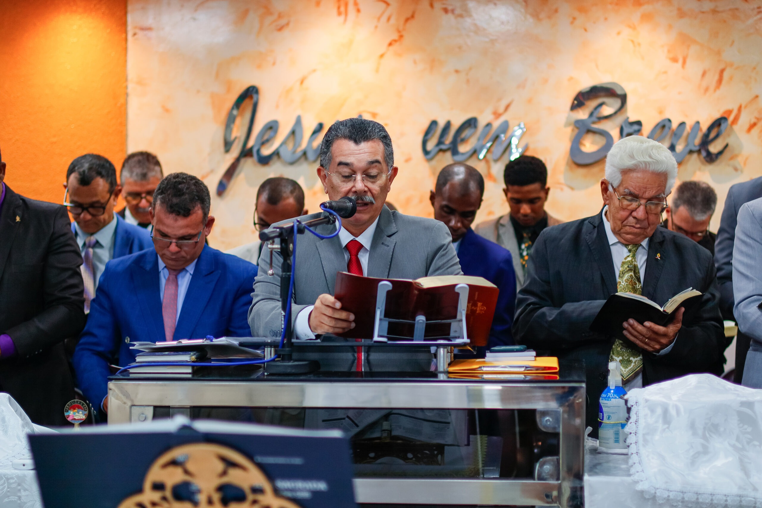 Culto de Santa Ceia reúne membros e congregrados na AD Chã do Pilar - Imagem: Anderson Siqueira/ADCOM