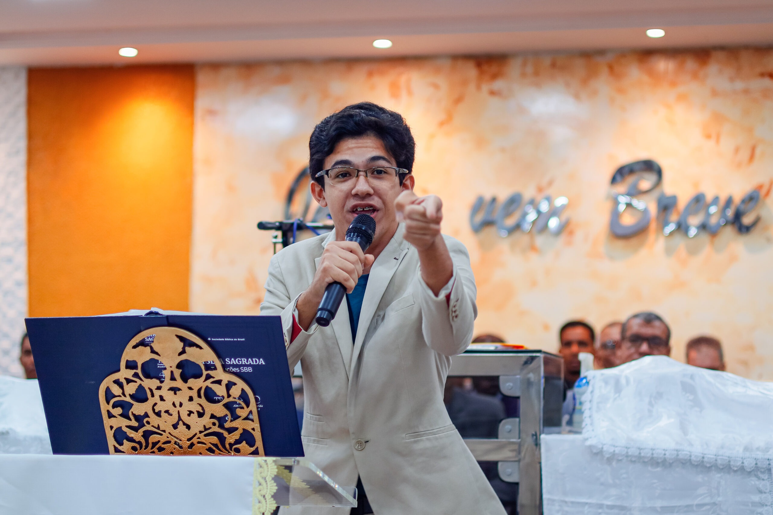 Culto de Santa Ceia reúne membros e congregrados na AD Chã do Pilar - Imagem: Anderson Siqueira/ADCOM