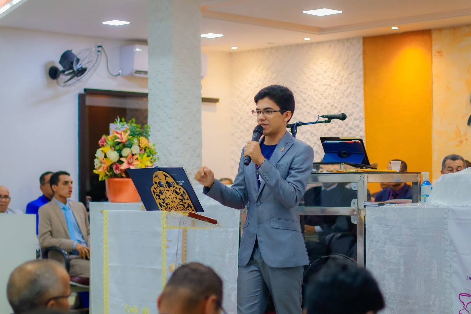 Culto de Santa Ceia na AD Chã do Pilar reflete sobre vida cristã e maturidade espiritual - Imagem: Anderson Siqueira/ADCOM