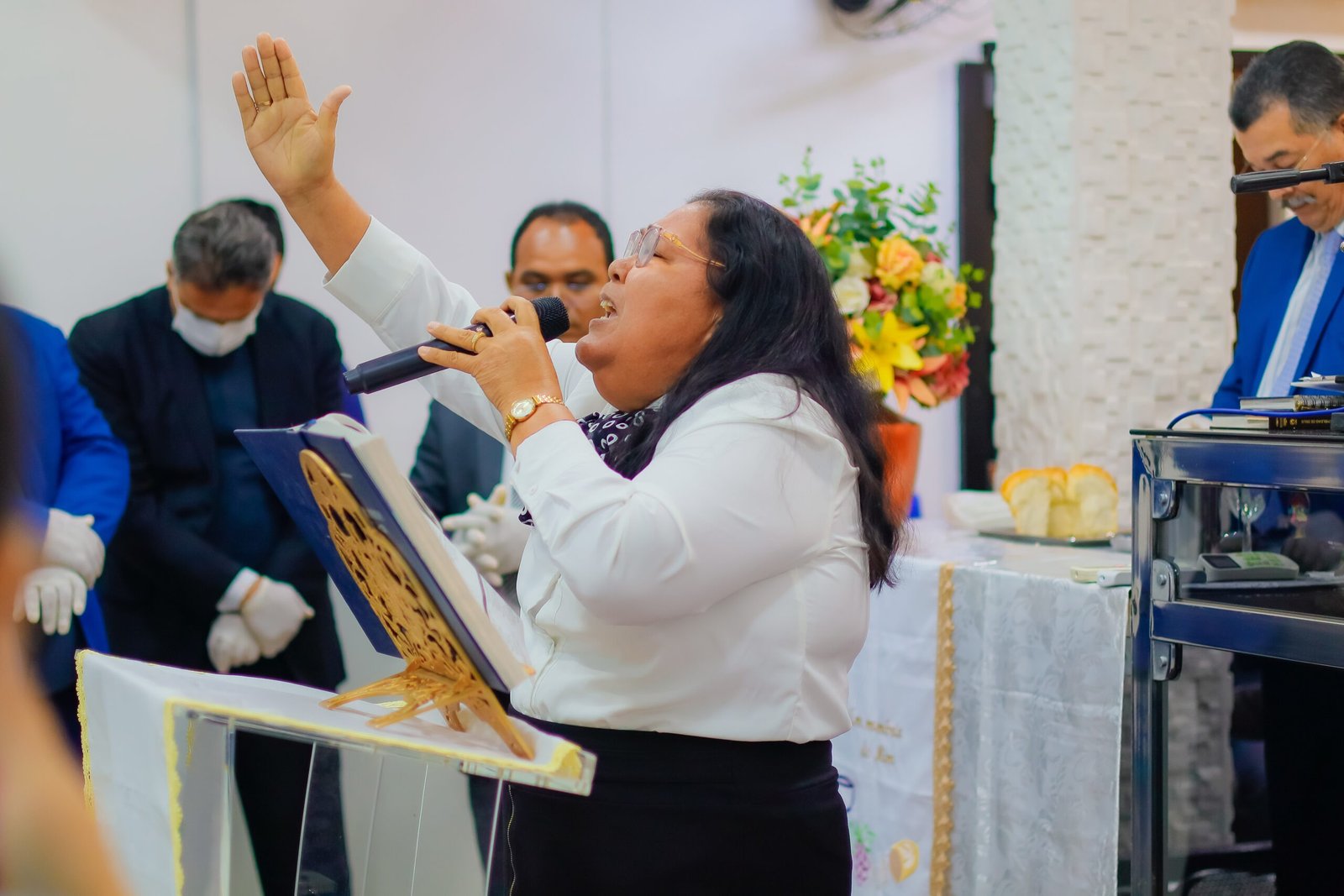 Culto de Santa Ceia na AD Chã do Pilar reflete sobre vida cristã e maturidade espiritual - Imagem: Anderson Siqueira/ADCOM