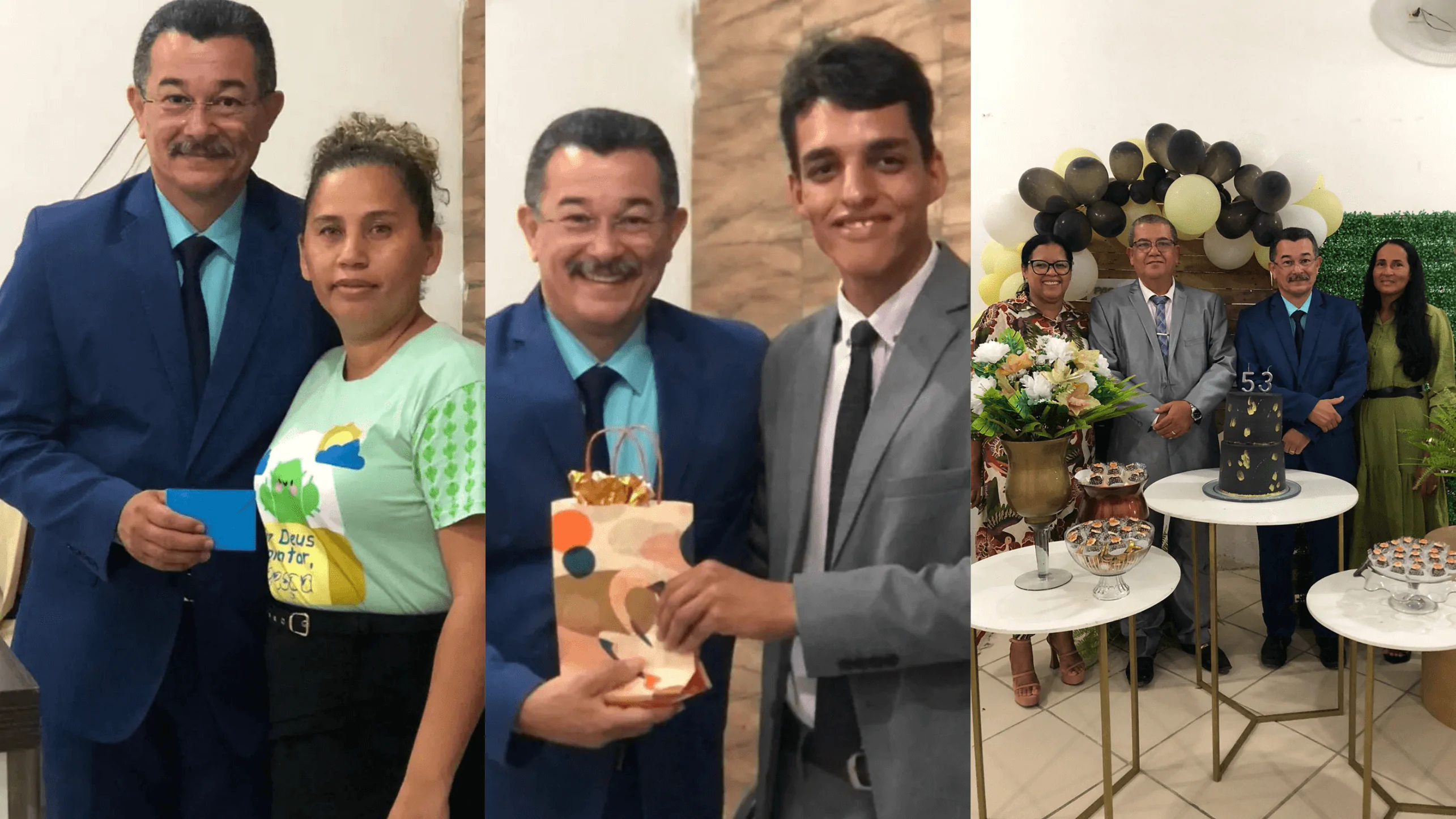Aniversário do pastor Cláudio em Boca da Mata.