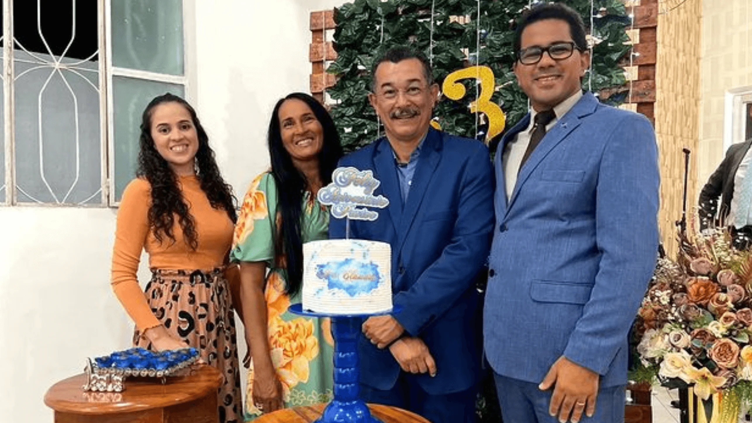 Aniversário do pastor Cláudio em Santa Luzia.