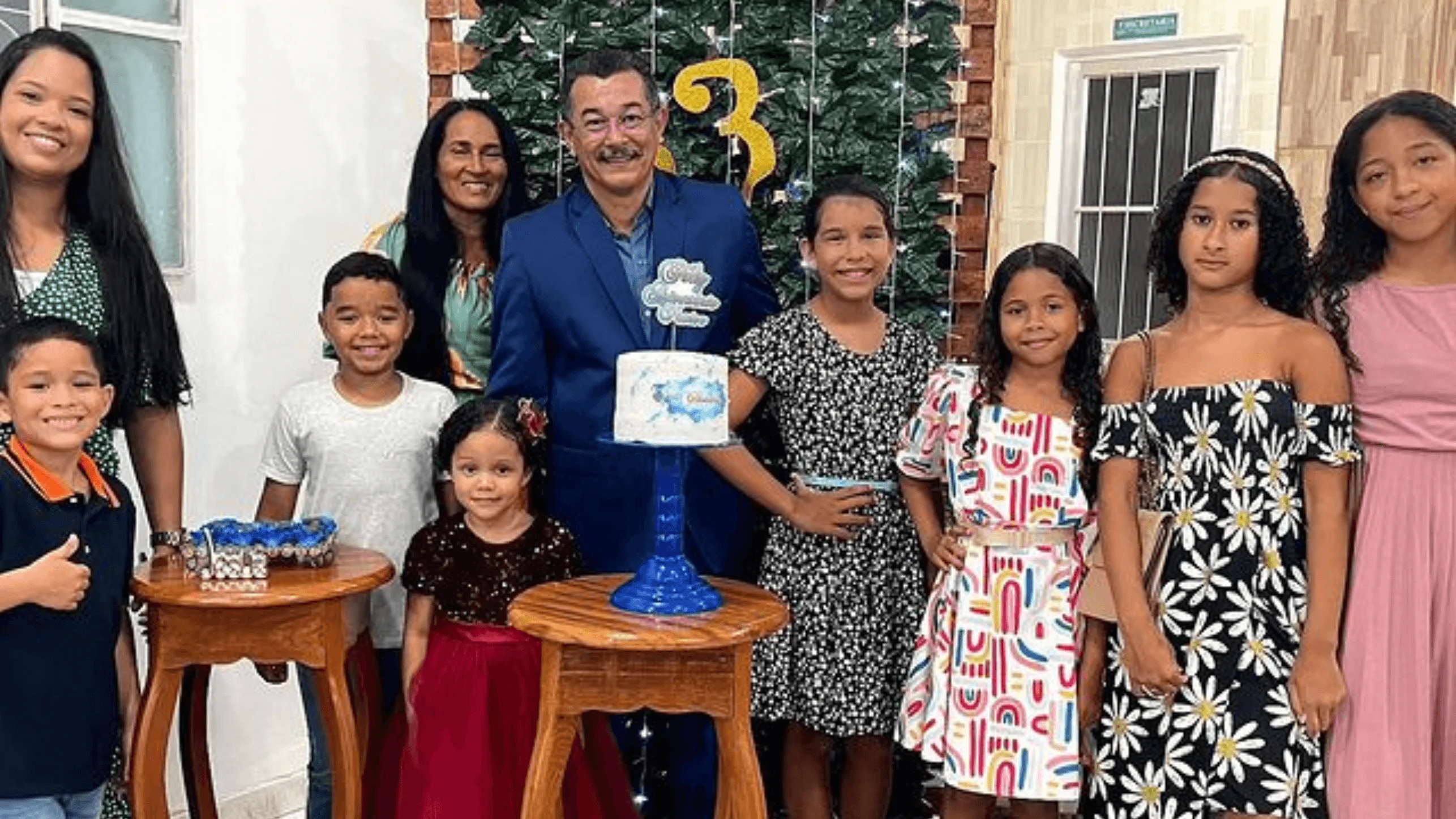 Aniversário do pastor Cláudio em Santa Luzia.