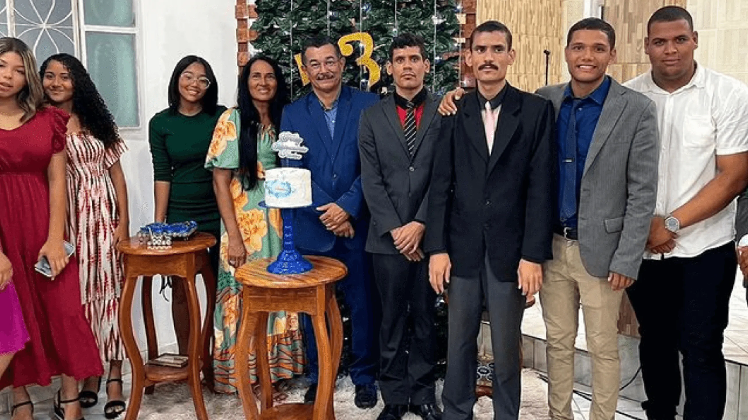 Aniversário do pastor Cláudio em Santa Luzia.