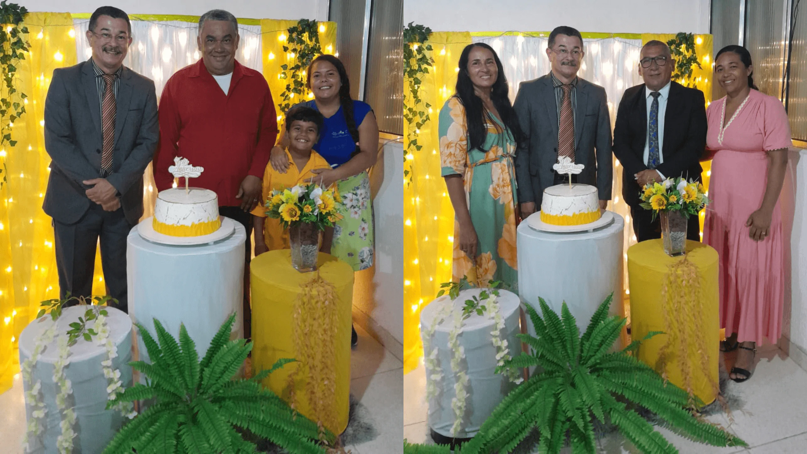 Aniversário do pastor Cláudio no Cruzeiro.