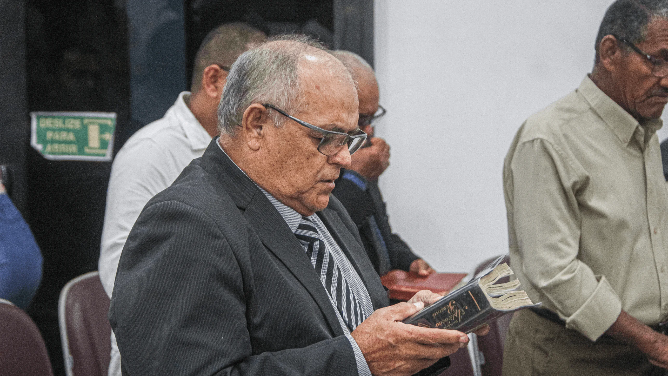 O culto de doutrina aconteceu nesta terça-feira (6) no templo sede.