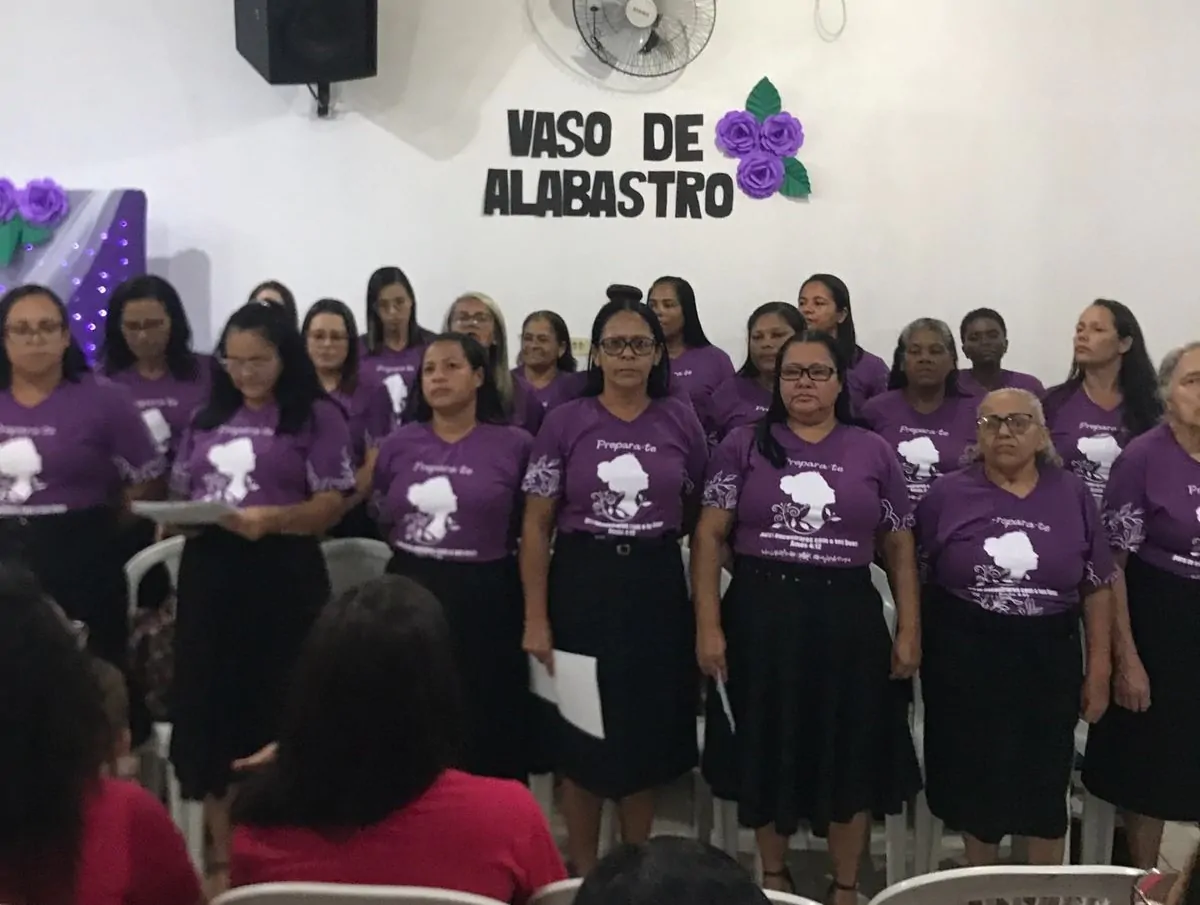 Veja as fotos da festividade das senhoras da congregação Casas Novas – Imagem: Daniela Santos/Mídia AD Chã do Pilar