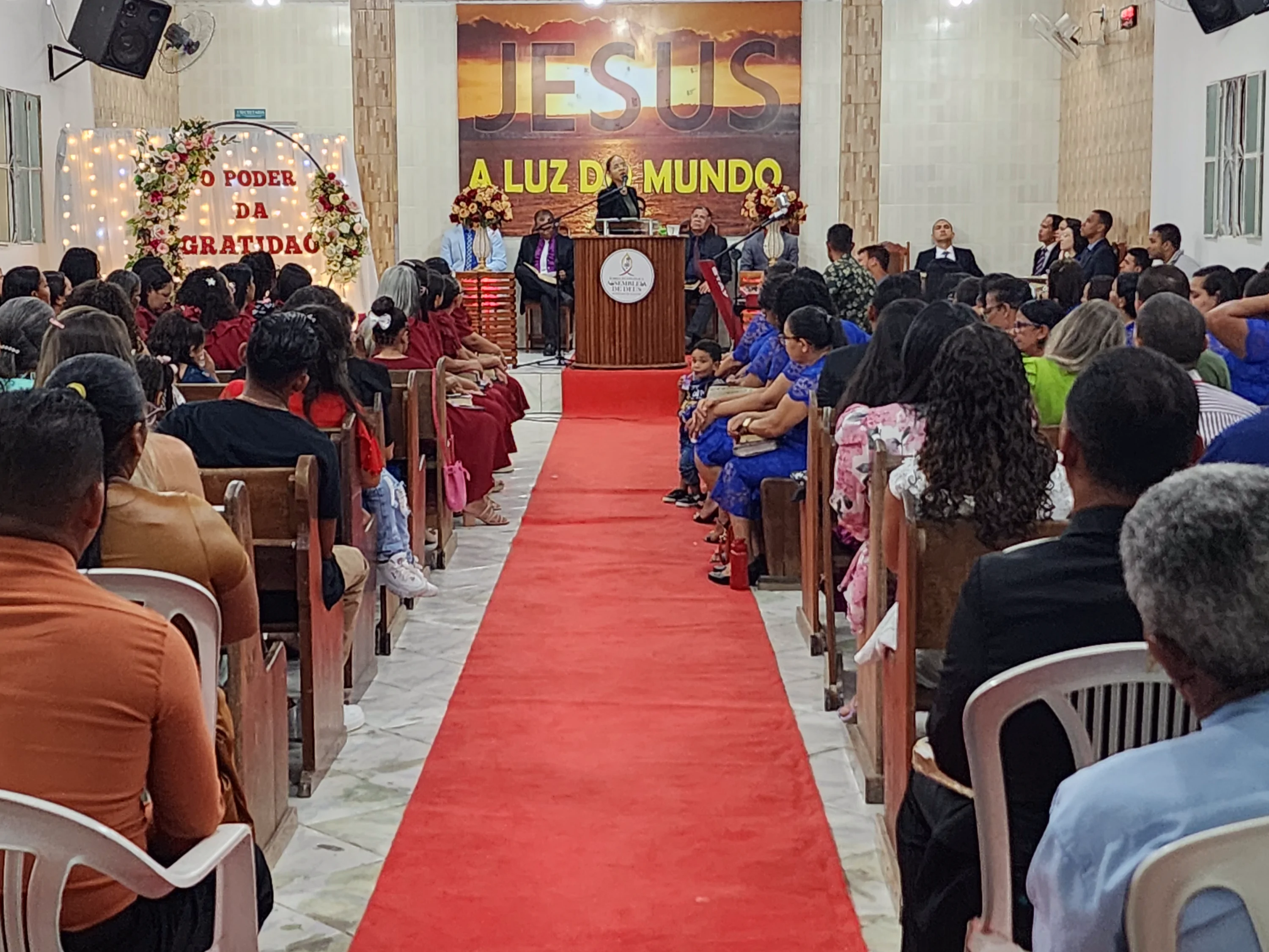Congregação Santa Luzia celebra 19 anos do departamento de senhoras e do círculo de oração – Imagem: Nataniely Nogueira/Mídia AD Chã do Pilar