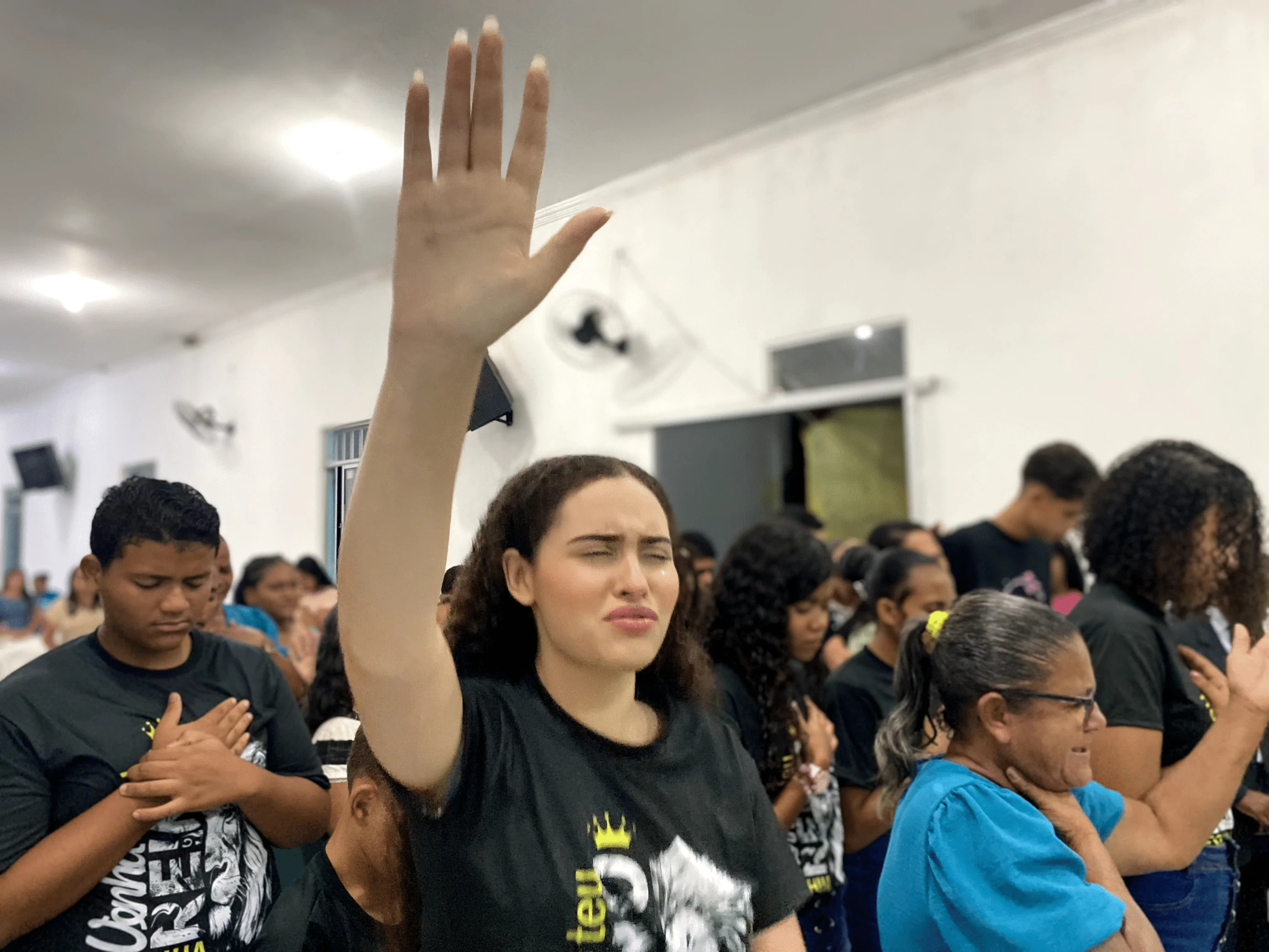 Congregação Mangabeira celebra 9 anos do departamento de jovens Geração de Davi – Imagem: Rayssa Fernandes/Mídia AD Chã do Pilar