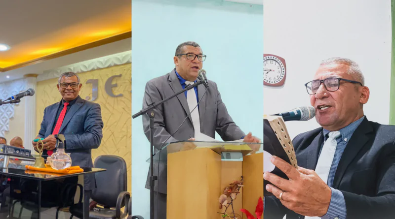 Congregações Manguaba, Mangabeira e Cruzeiro se despedem dos dirigentes – Imagens: Isabele Oliveira; Nataniely Nogueira; Jonas Seraffim/Mídia AD Chã do Pilar