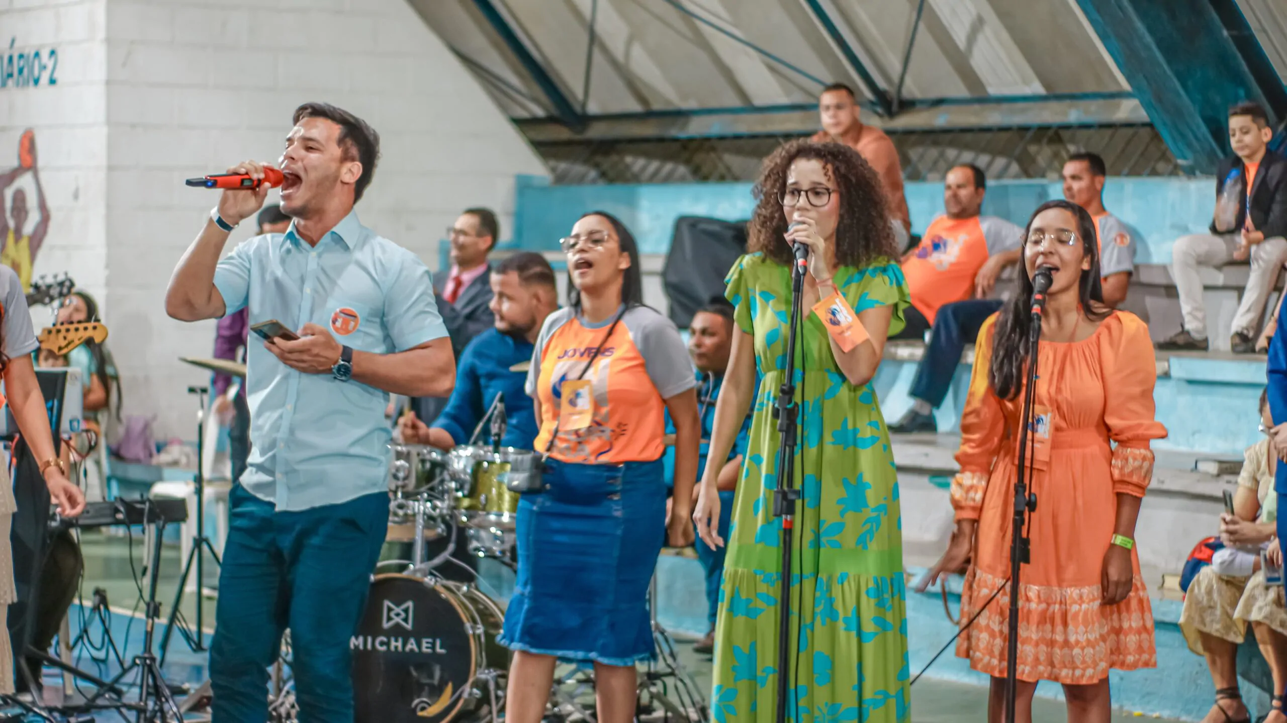 Batismo no Espírito Santo e renovação espiritual marcam o terceiro culto do 9° Aviva – Imagem: Anderson Siqueira/Mídia AD Chã do Pilar