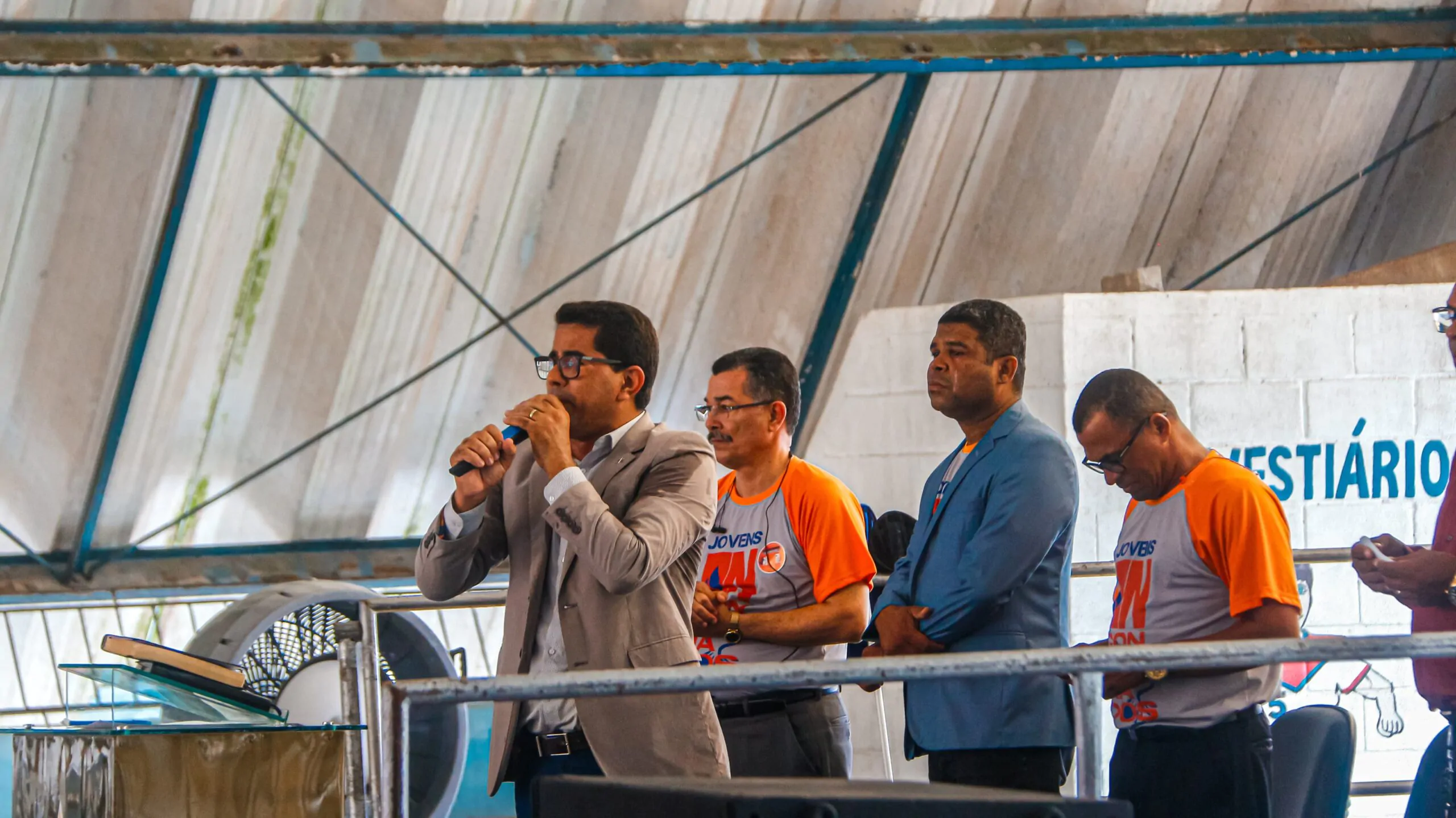 Primeiro dia do 3° Retiro Jovem reúne mais de 100 jovens no CAIC – Imagem: Anderson Siqueira/Mídia AD Chã do Pilar Primeiro dia do 3° Retiro Jovem reúne mais de 100 jovens no CAIC – Imagem: Anderson Siqueira/Mídia AD Chã do Pilar