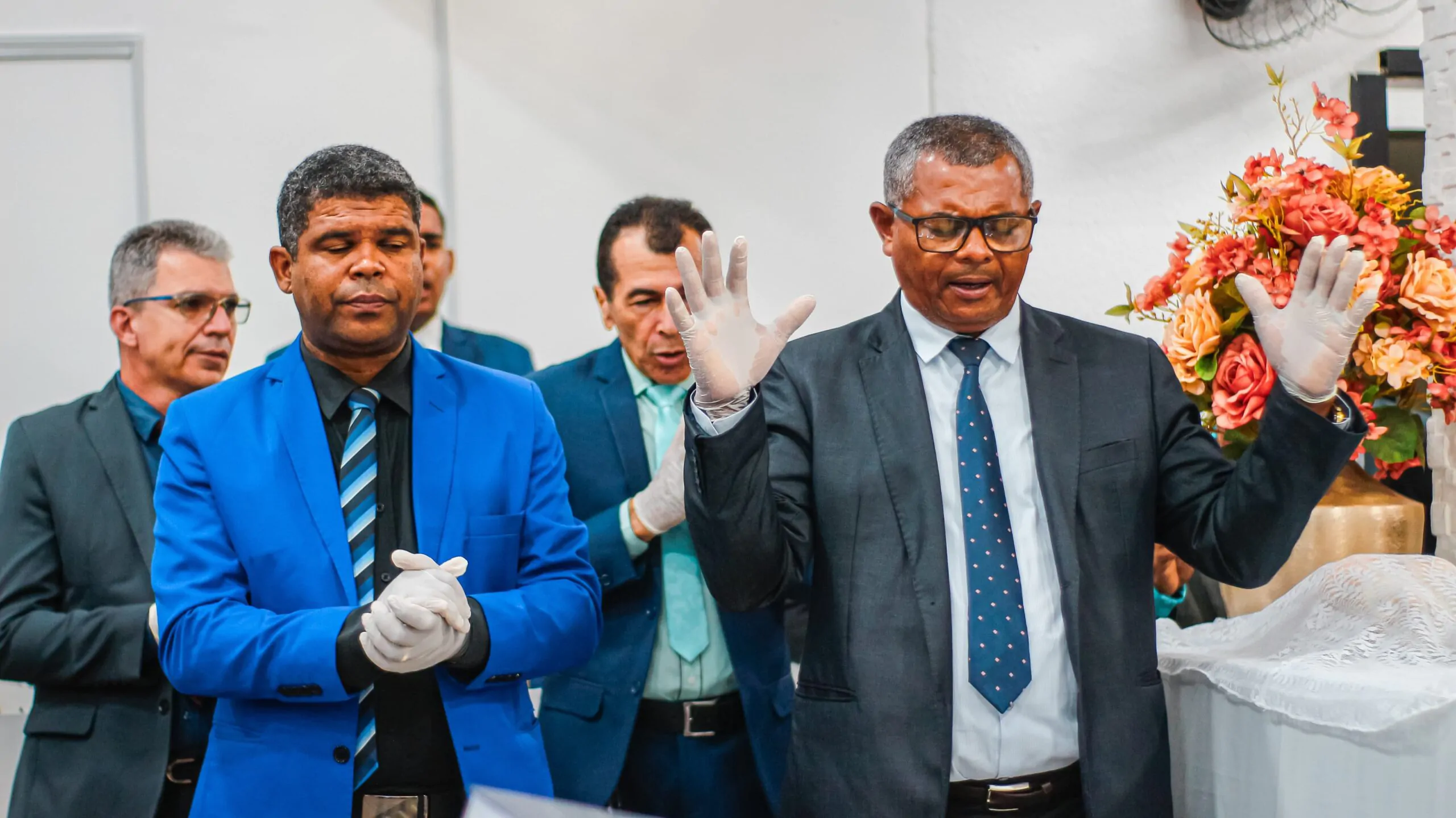 Santa Ceia: pastor Cláudio ministra sobre como obter vitória sobre a tentação – Imagem: Anderson Siqueira/Mídia AD Chã do Pilar