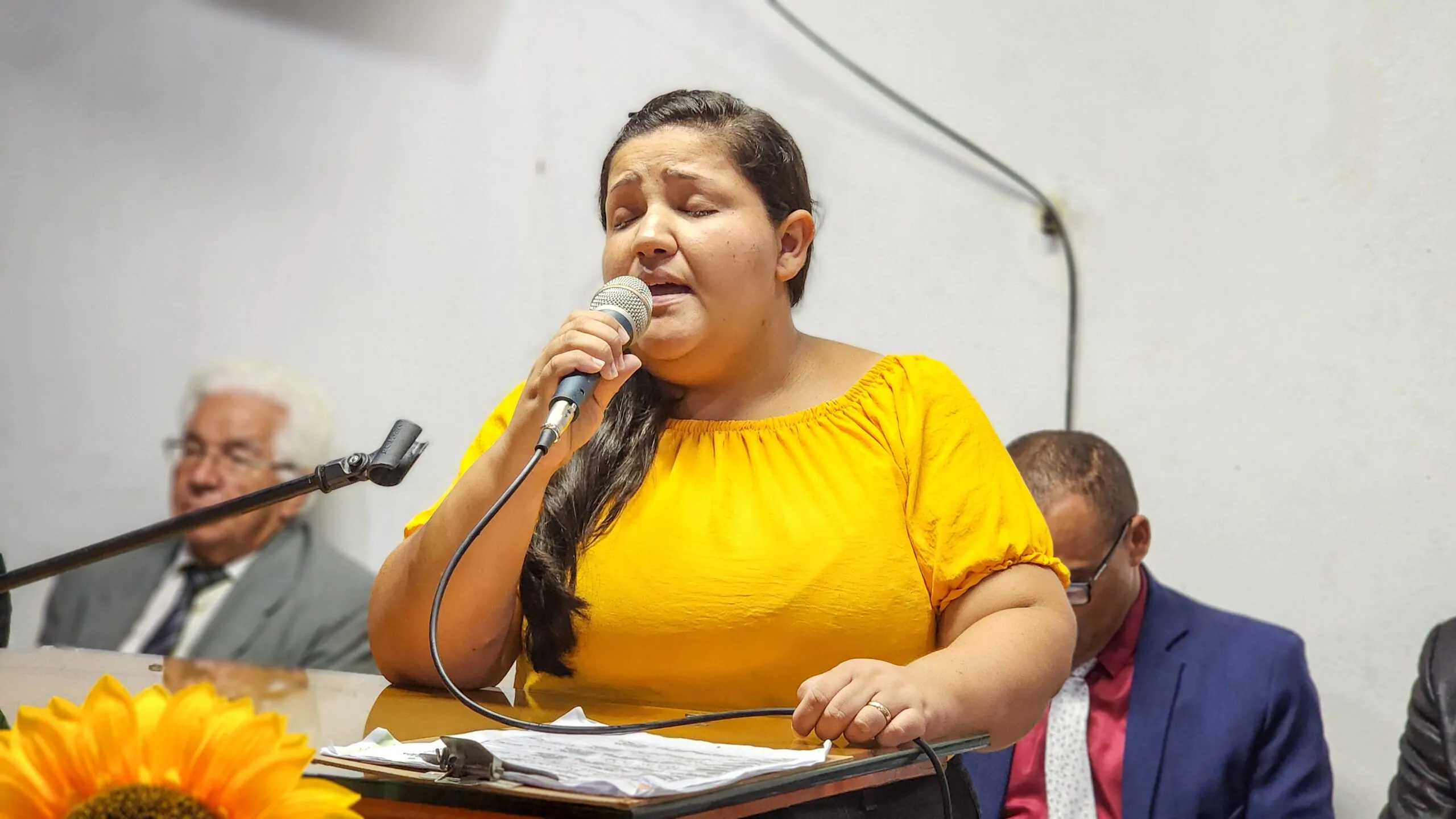 Presbítero Getúlio Batista é apresentado como novo dirigente da congregação Cruzeiro – Imagem: Nataniely Nogueira/Mídia AD Chã do Pilar