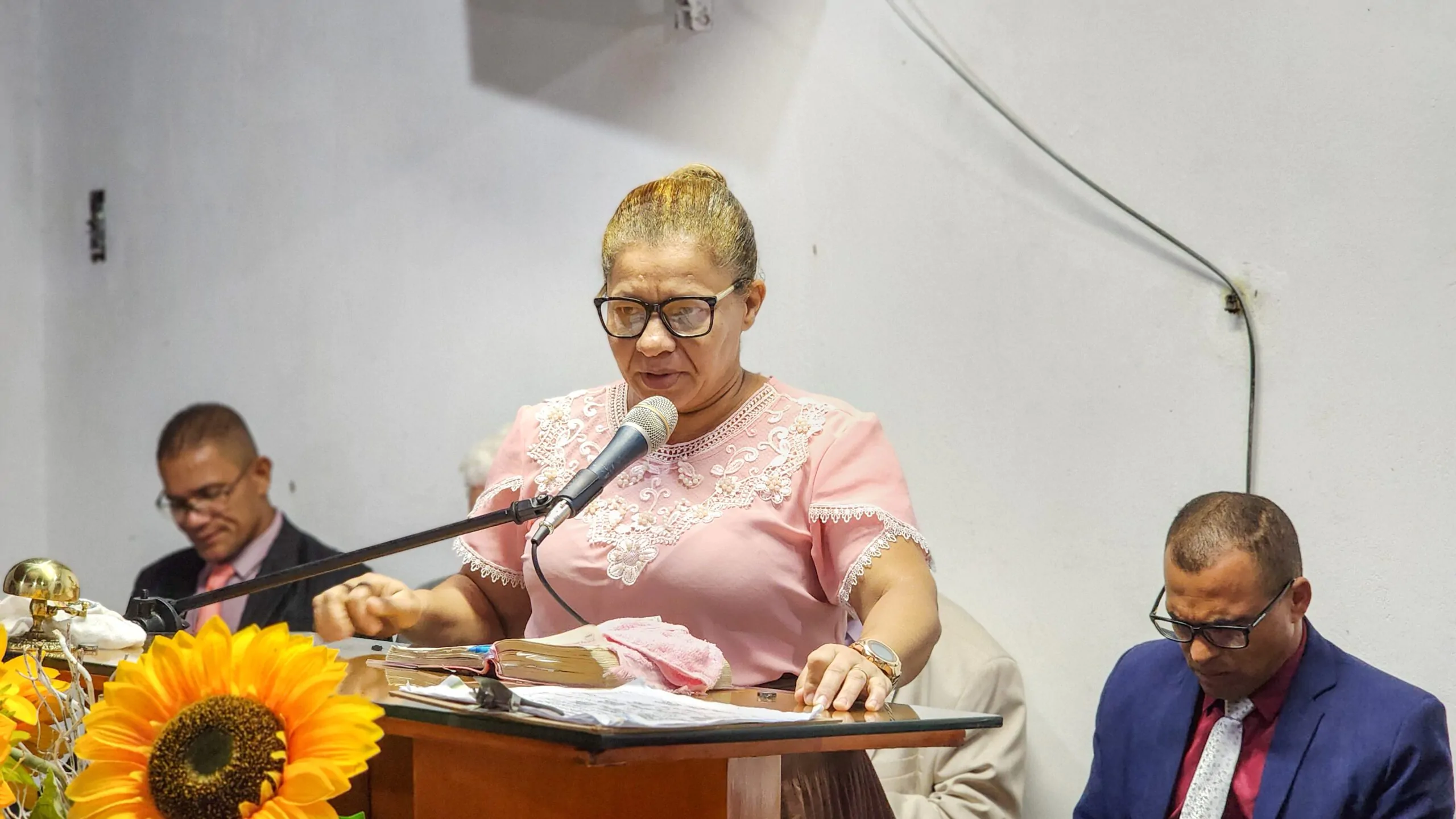 Presbítero Getúlio Batista é apresentado como novo dirigente da congregação Cruzeiro – Imagem: Nataniely Nogueira/Mídia AD Chã do Pilar