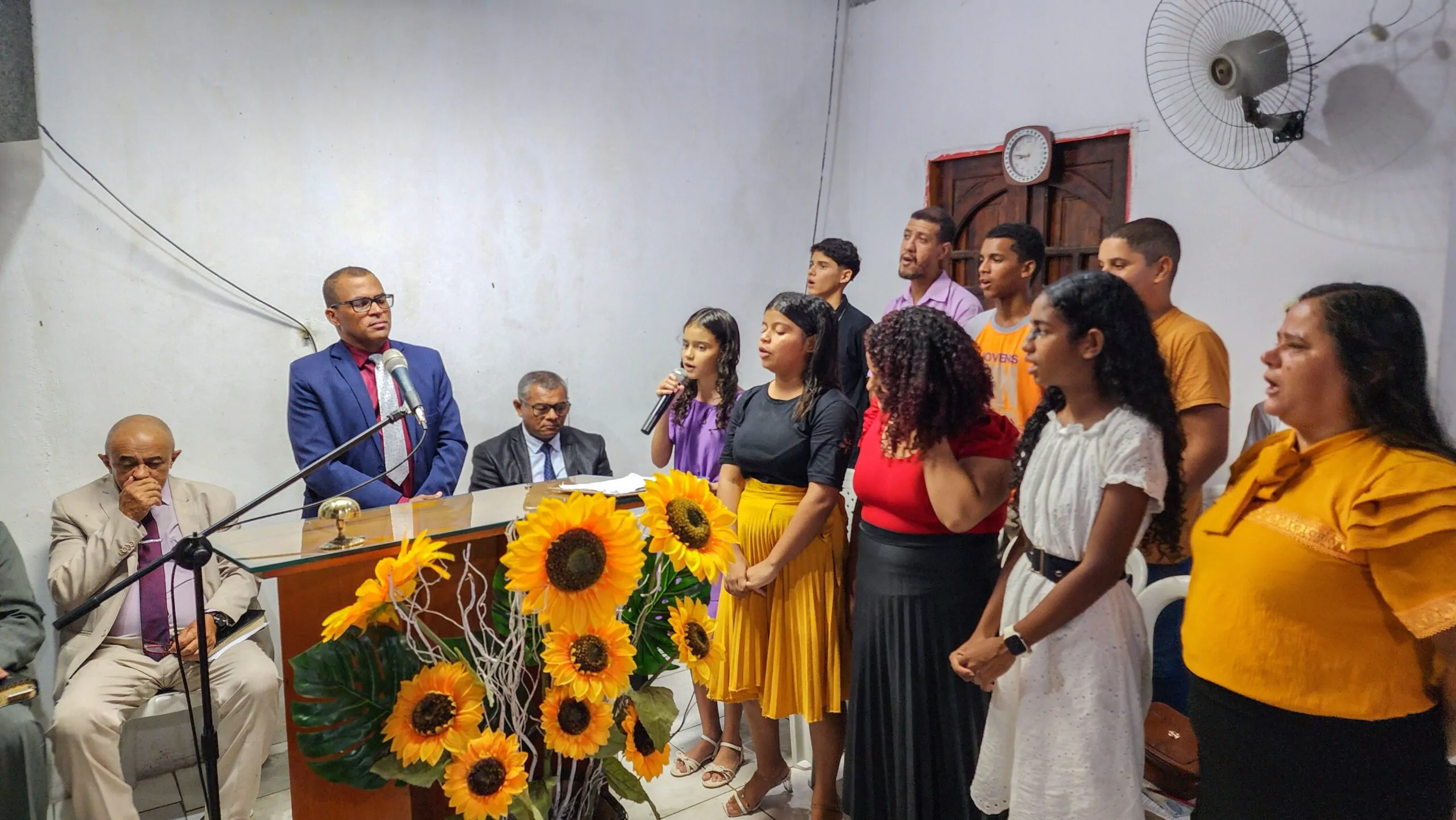 Presbítero Getúlio Batista é apresentado como novo dirigente da congregação Cruzeiro – Imagem: Nataniely Nogueira/Mídia AD Chã do Pilar