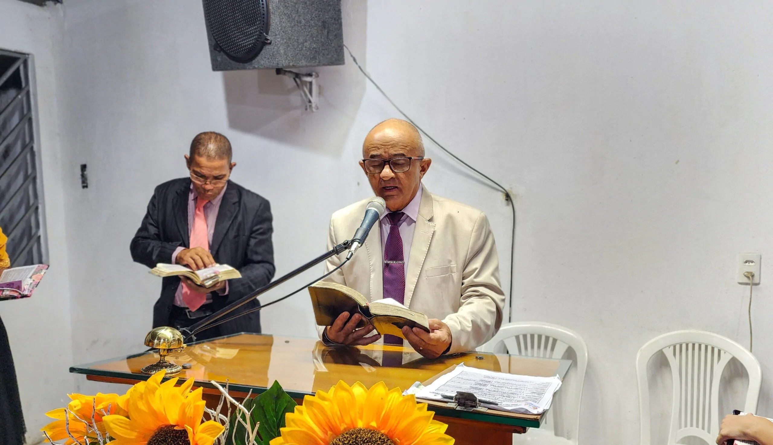 Presbítero Getúlio Batista é apresentado como novo dirigente da congregação Cruzeiro – Imagem: Nataniely Nogueira/Mídia AD Chã do Pilar