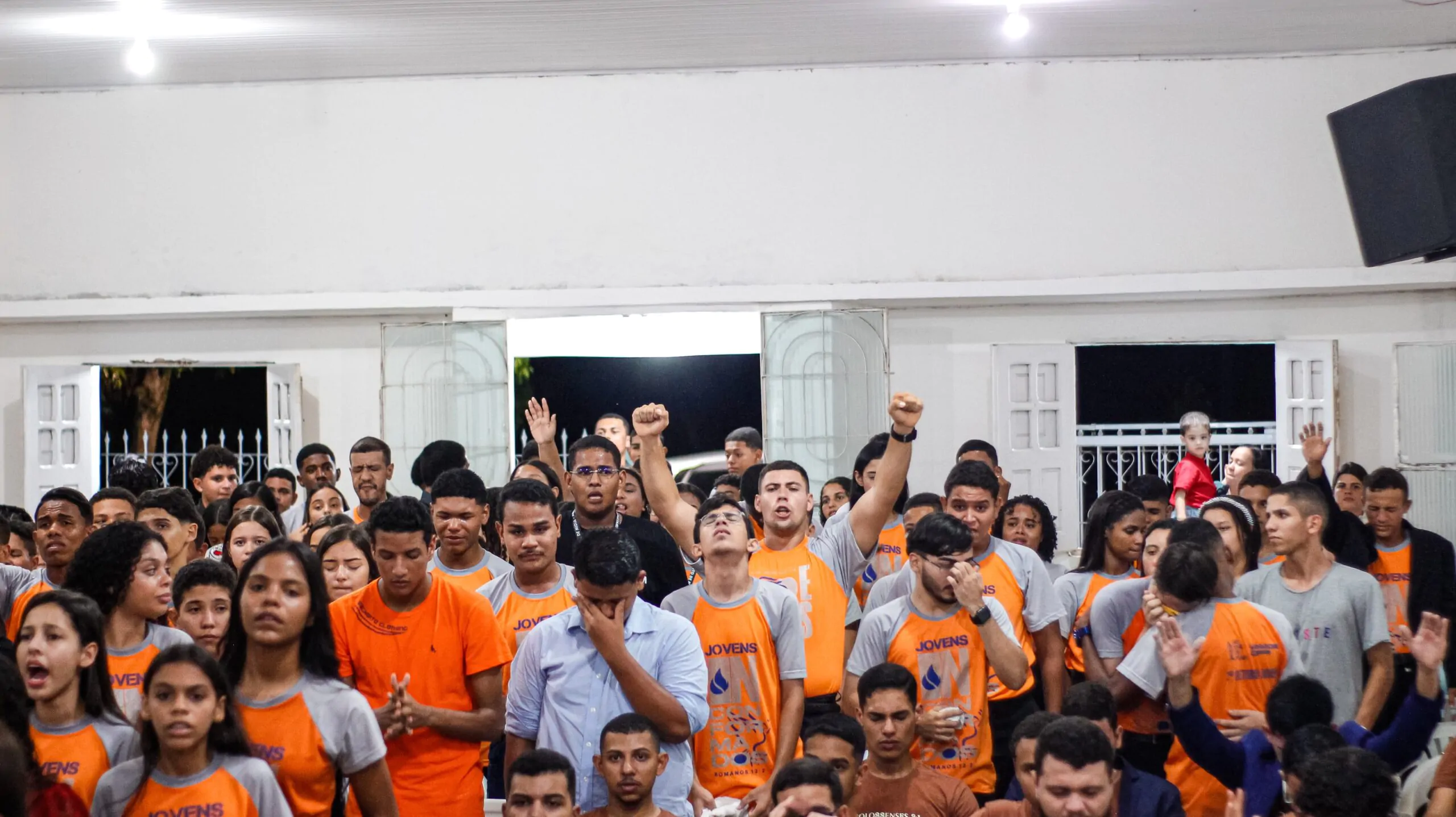 Duas pessoas retornaram para Cristo no 1° Encontro Jovem de 2024 – Imagem: Anderson Siqueira/Mídia AD Chã do Pilar