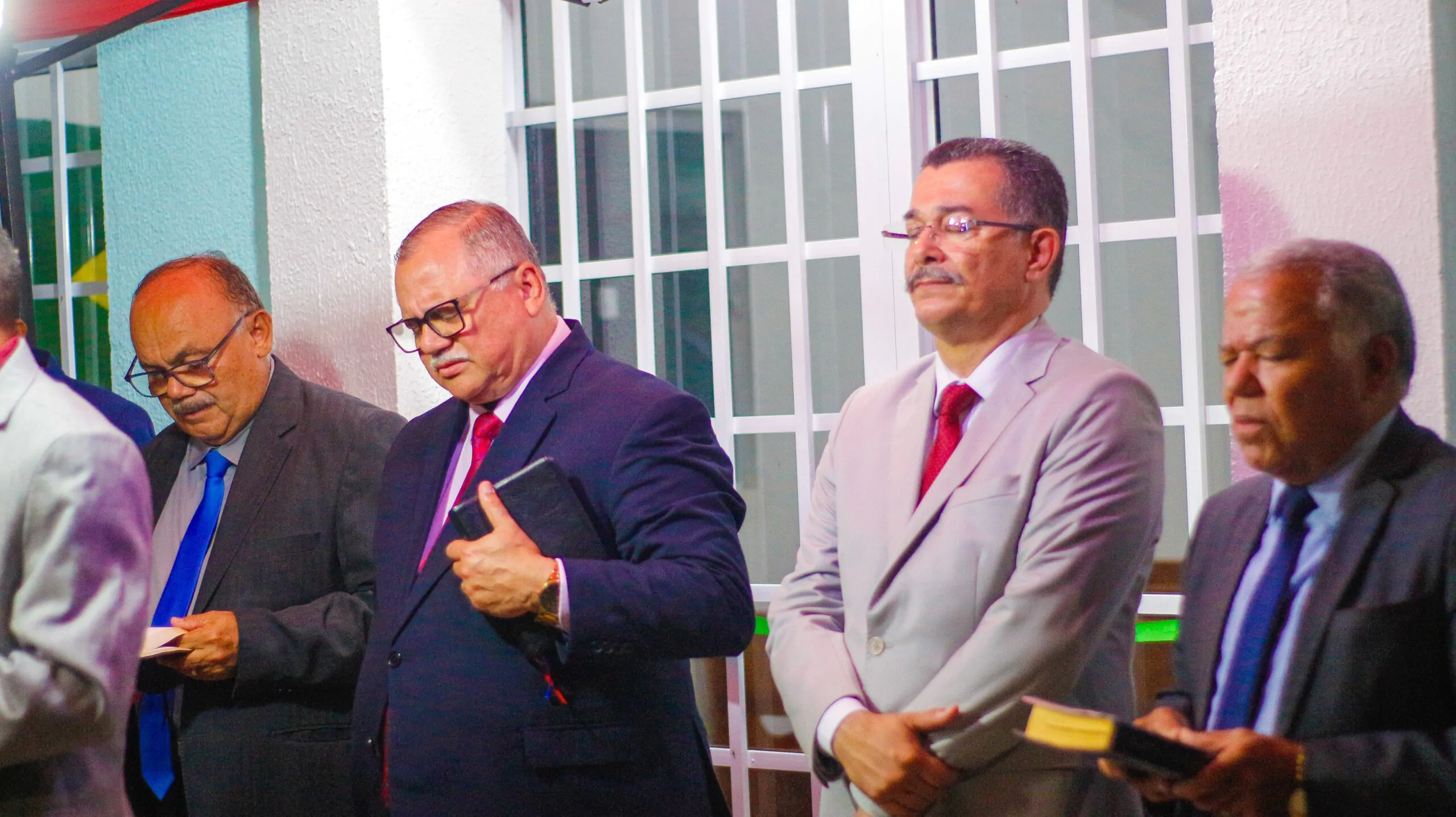 Pastor-presidente participa da inauguração do novo templo da congregação Casas Novas – Imagem: Anderson Siqueira/Mídia AD Chã do Pilar