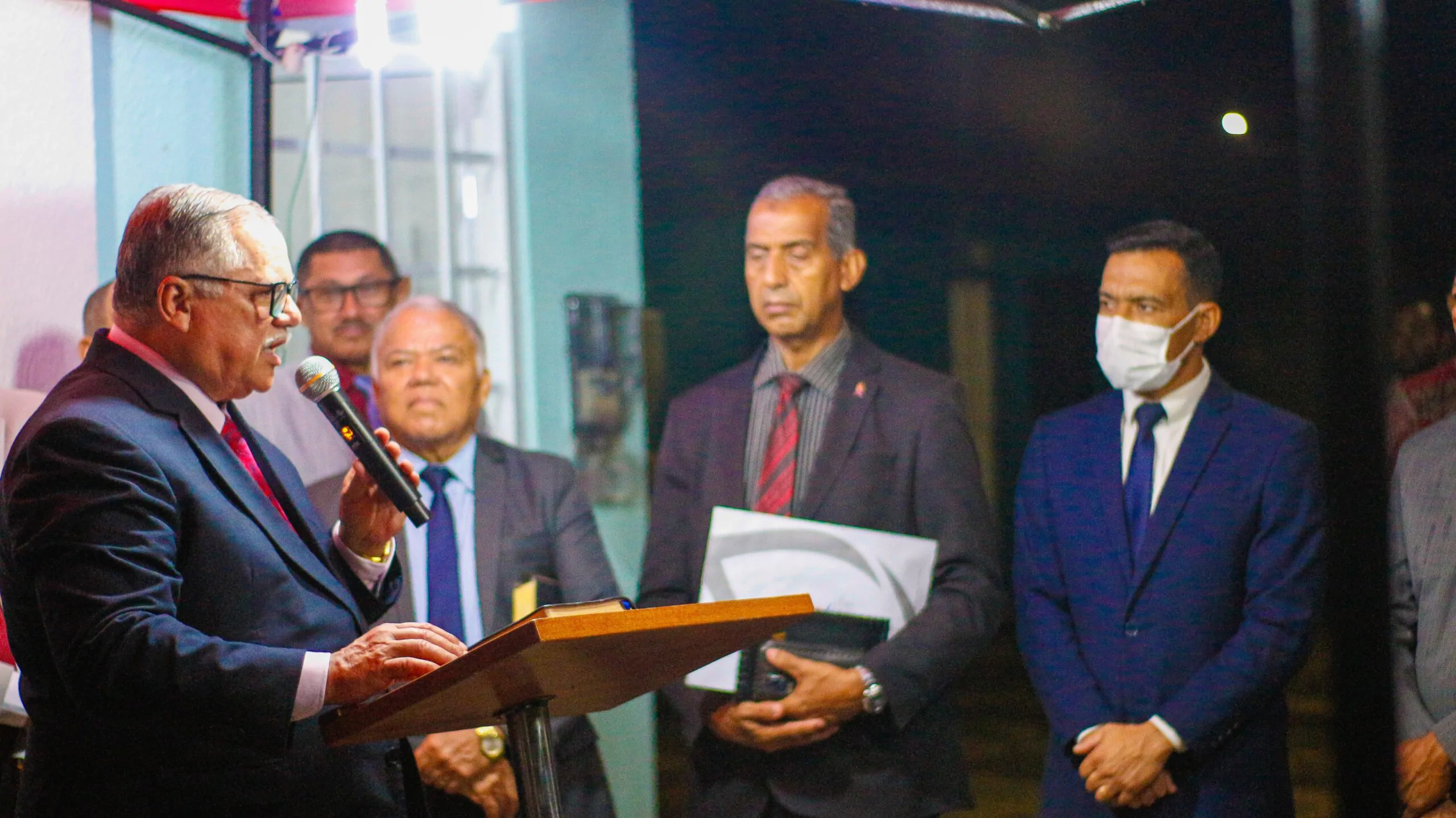 Pastor-presidente participa da inauguração do novo templo da congregação Casas Novas – Imagem: Anderson Siqueira/Mídia AD Chã do Pilar