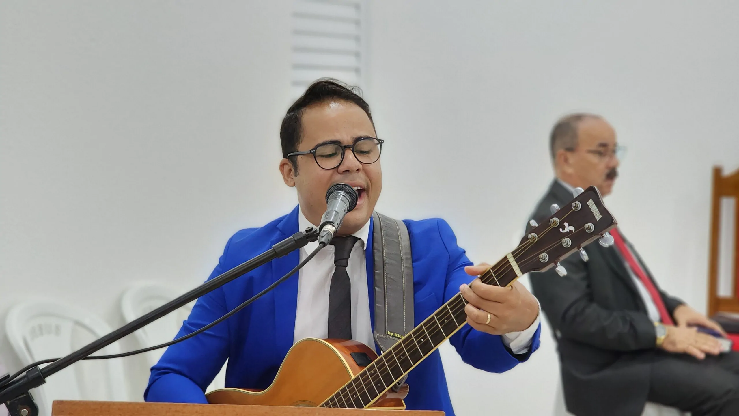 Pastor-presidente participa da inauguração do novo templo da congregação Casas Novas – Imagem: Anderson Siqueira/Mídia AD Chã do Pilar