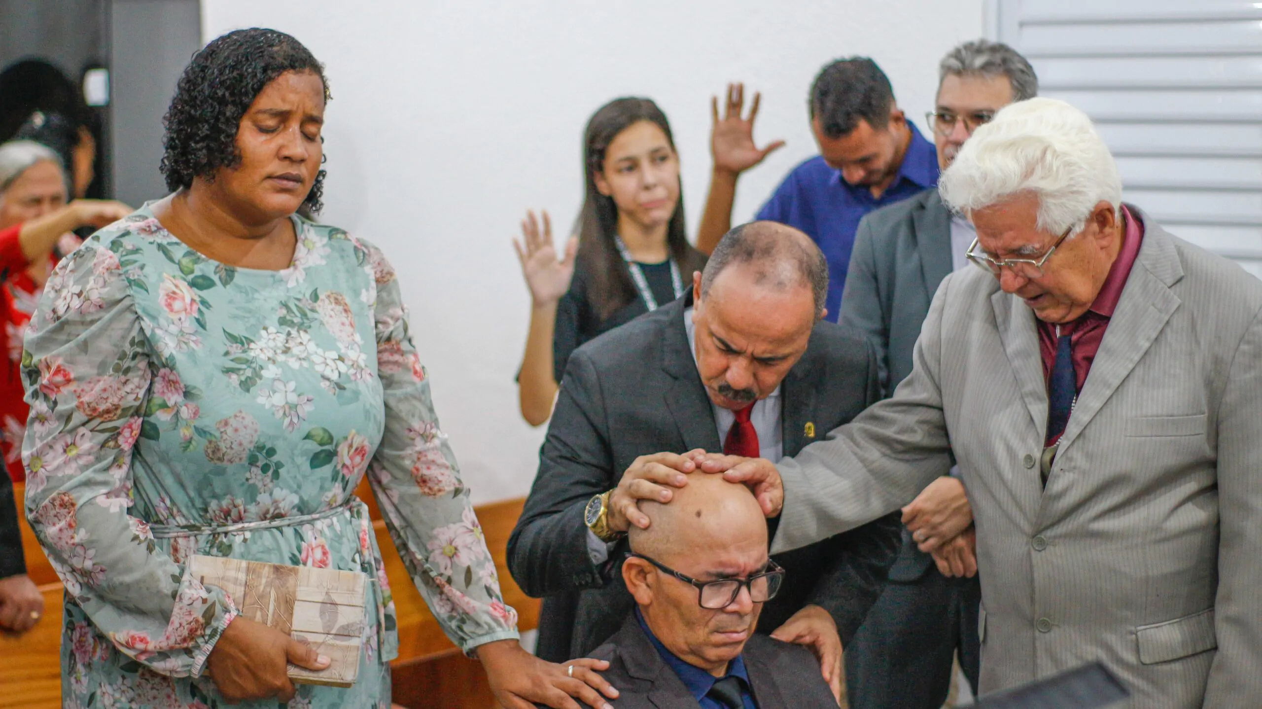 Pastor-presidente participa da inauguração do novo templo da congregação Casas Novas – Imagem: Anderson Siqueira/Mídia AD Chã do Pilar
