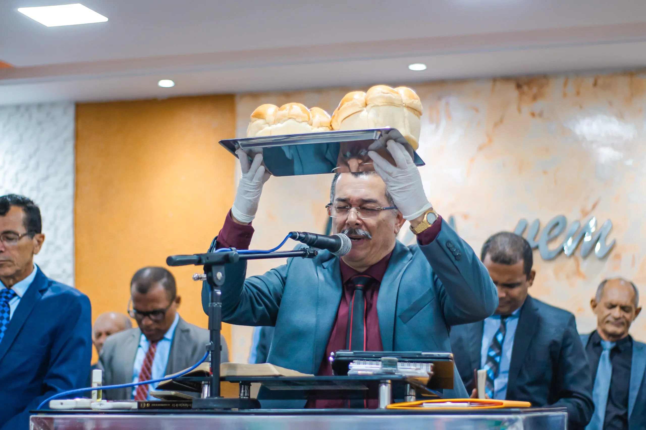 “Arrependei-vos dos vossos pecados” é tema da ministração da Santa Ceia de abril – Imagem: Anderson Siqueira/Mídia AD Chã do Pilar