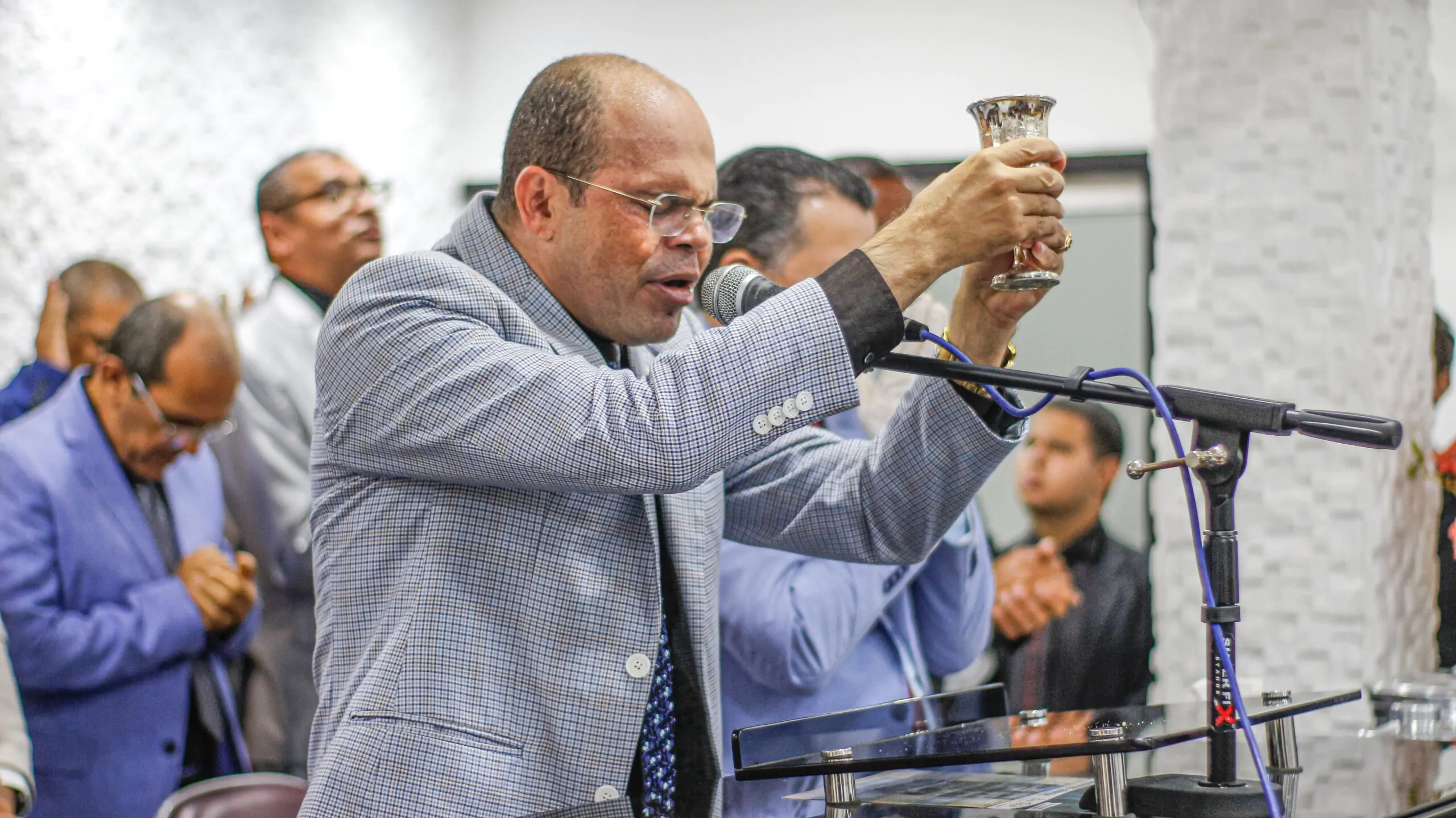 Assembleia de Deus em Chã do Pilar realiza culto de Santa Ceia do mês de junho – Imagem: Anderson Siqueira/Mídia AD Chã do Pilar