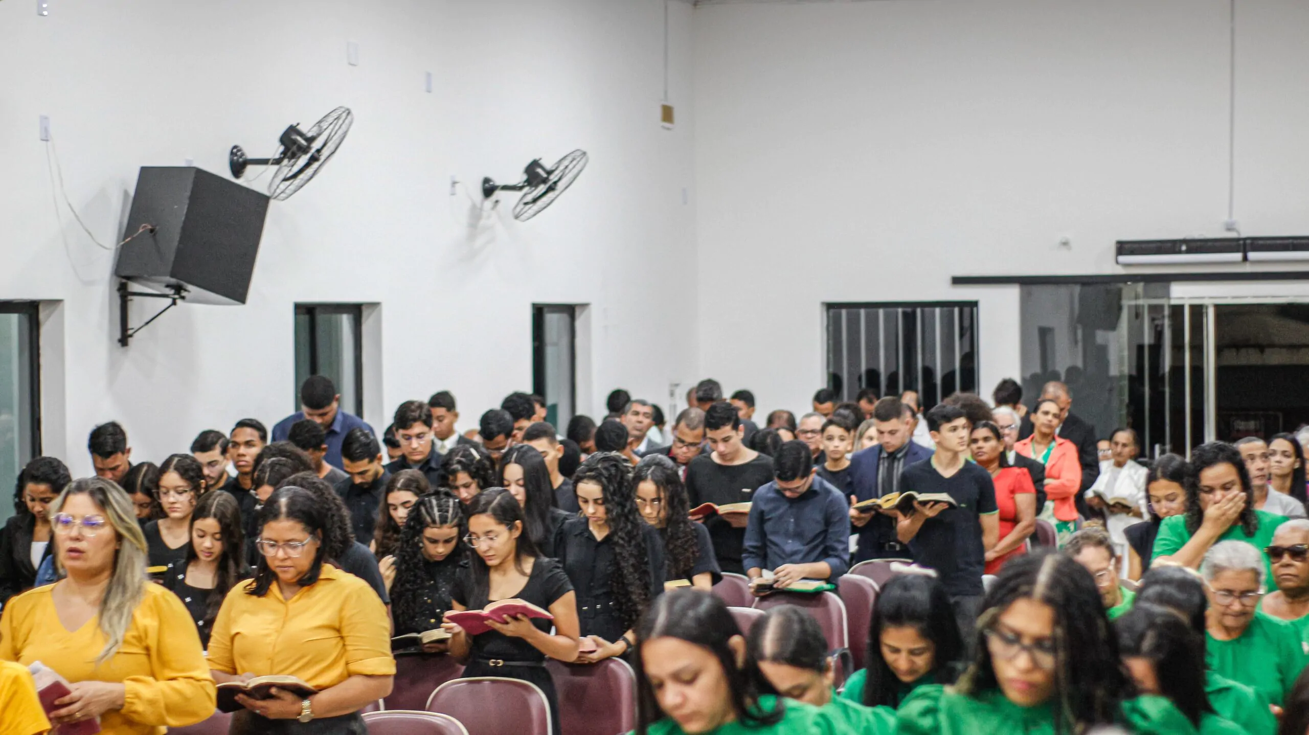 Assembleia de Deus em Chã do Pilar realiza culto de Santa Ceia do mês de junho – Imagem: Anderson Siqueira/Mídia AD Chã do Pilar