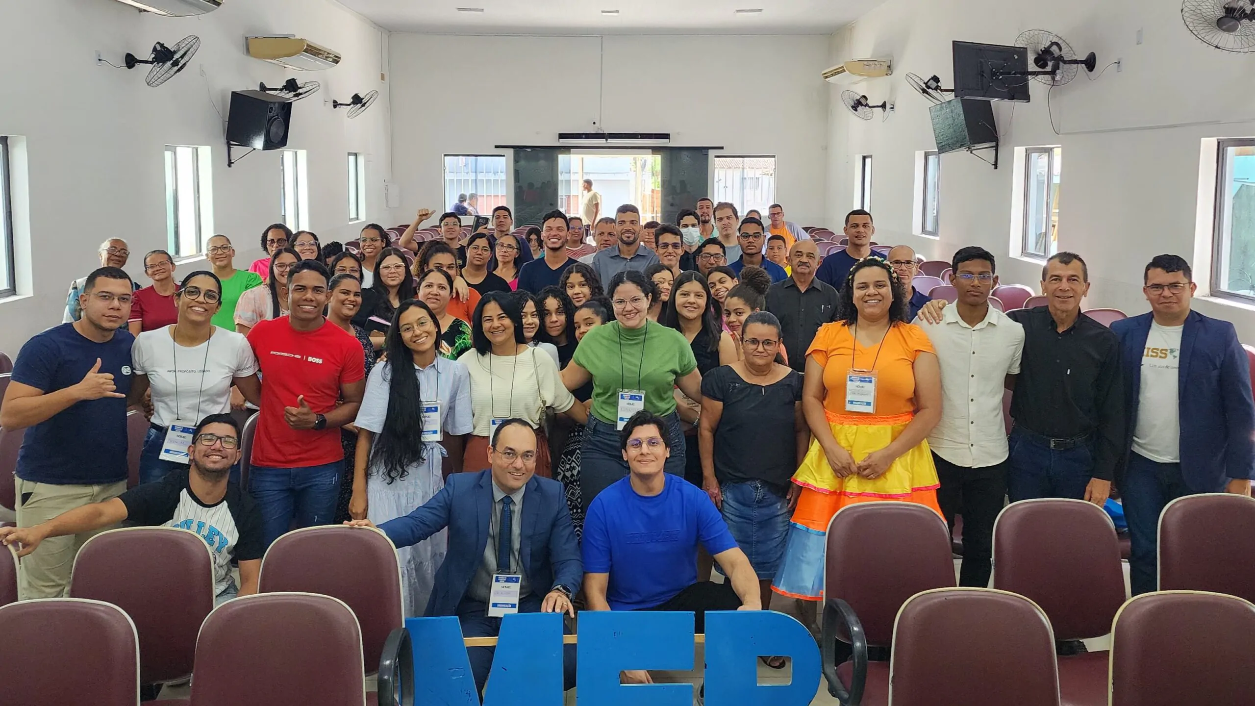 MEP: templo sede da AD Chã do Pilar recebe os inscritos para o primeiro dia do minicurso – Imagem: Anderson Siqueira/Mídia AD Chã do Pilar